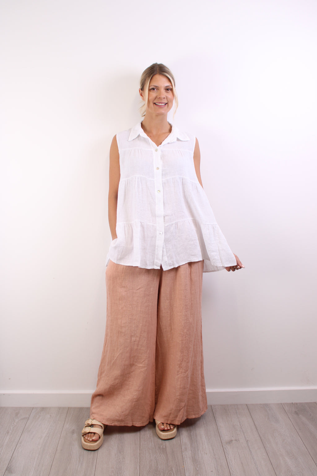 Amalfi Tier Smock Top