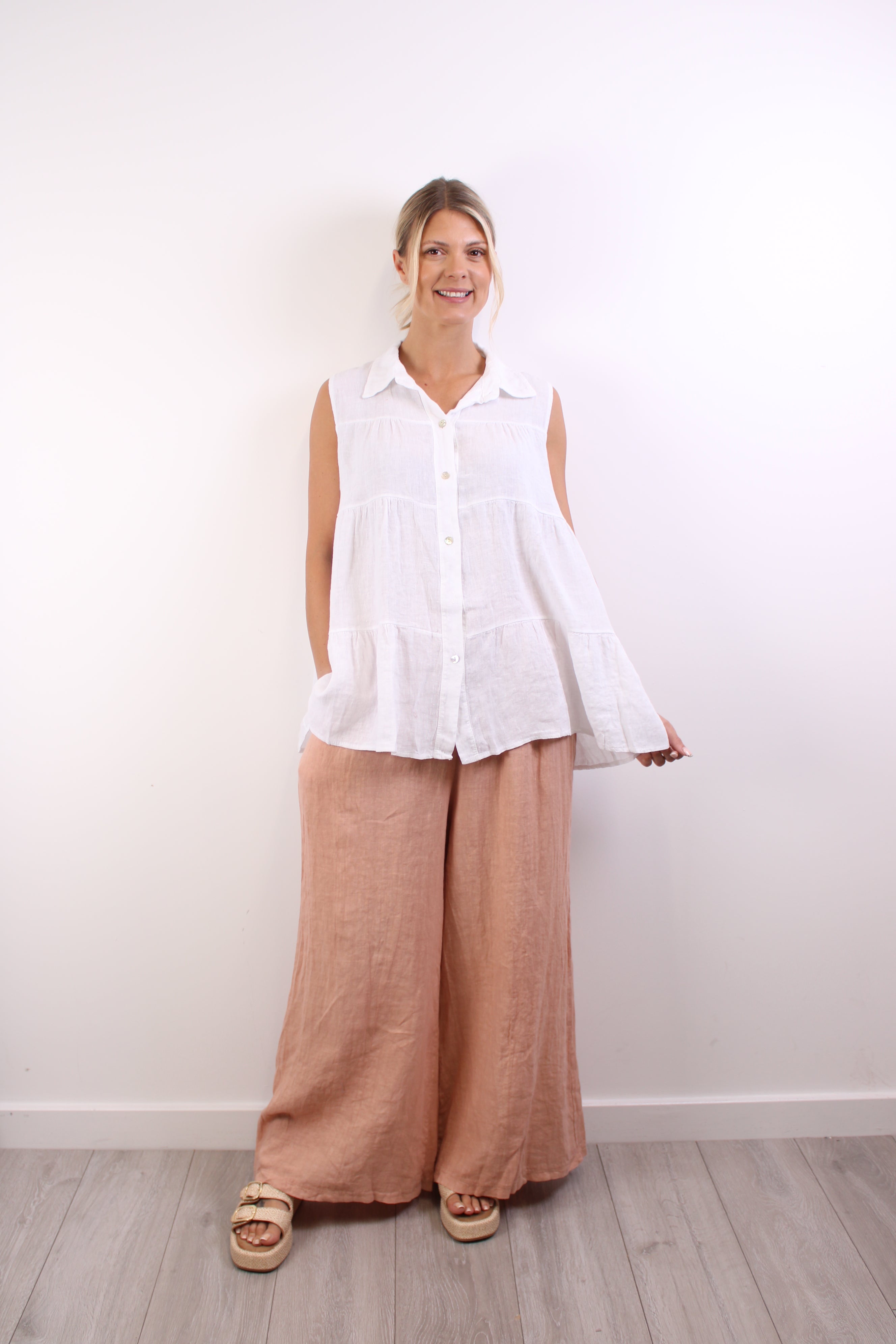 Amalfi Tier Smock Top