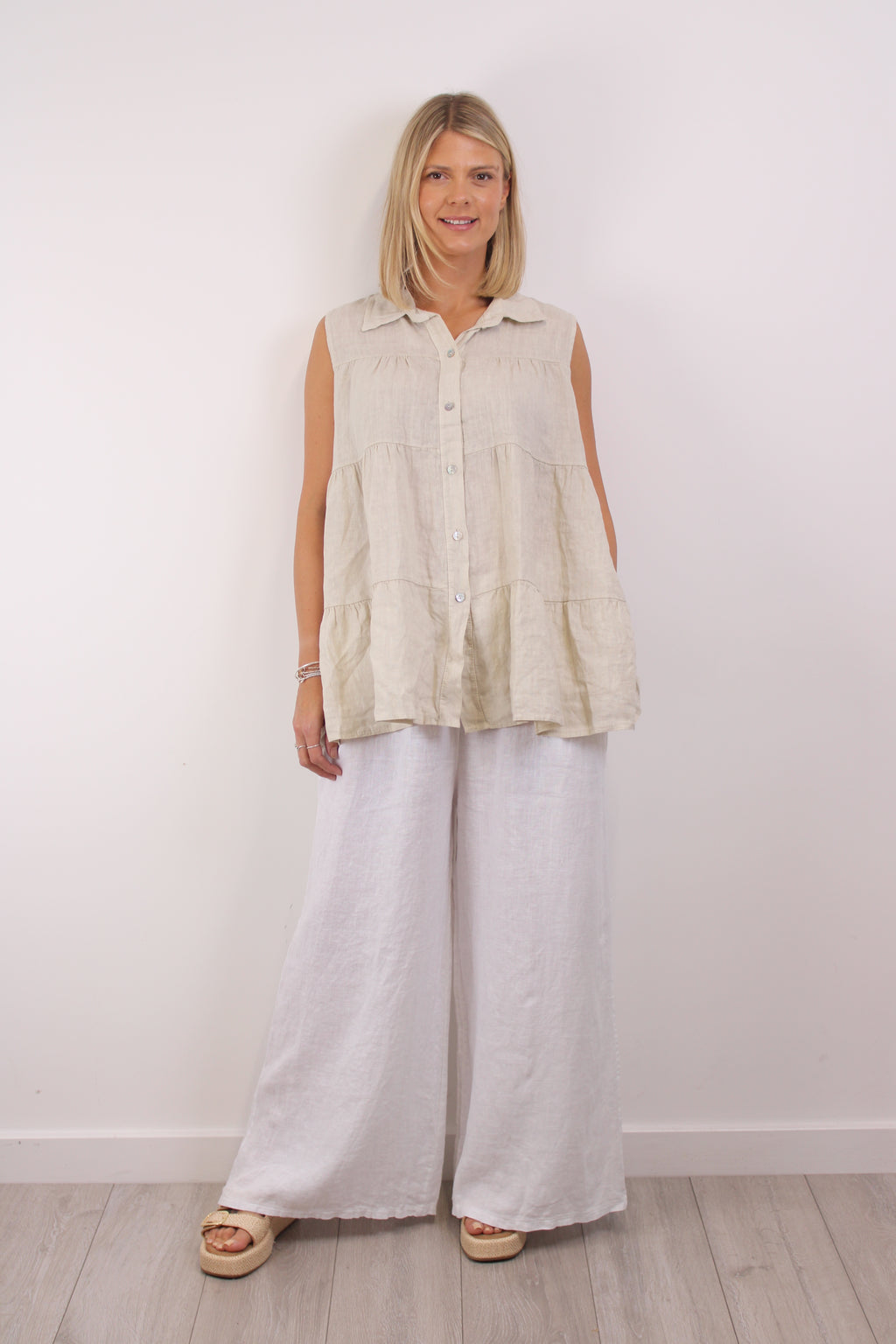 Amalfi Tier Smock Top
