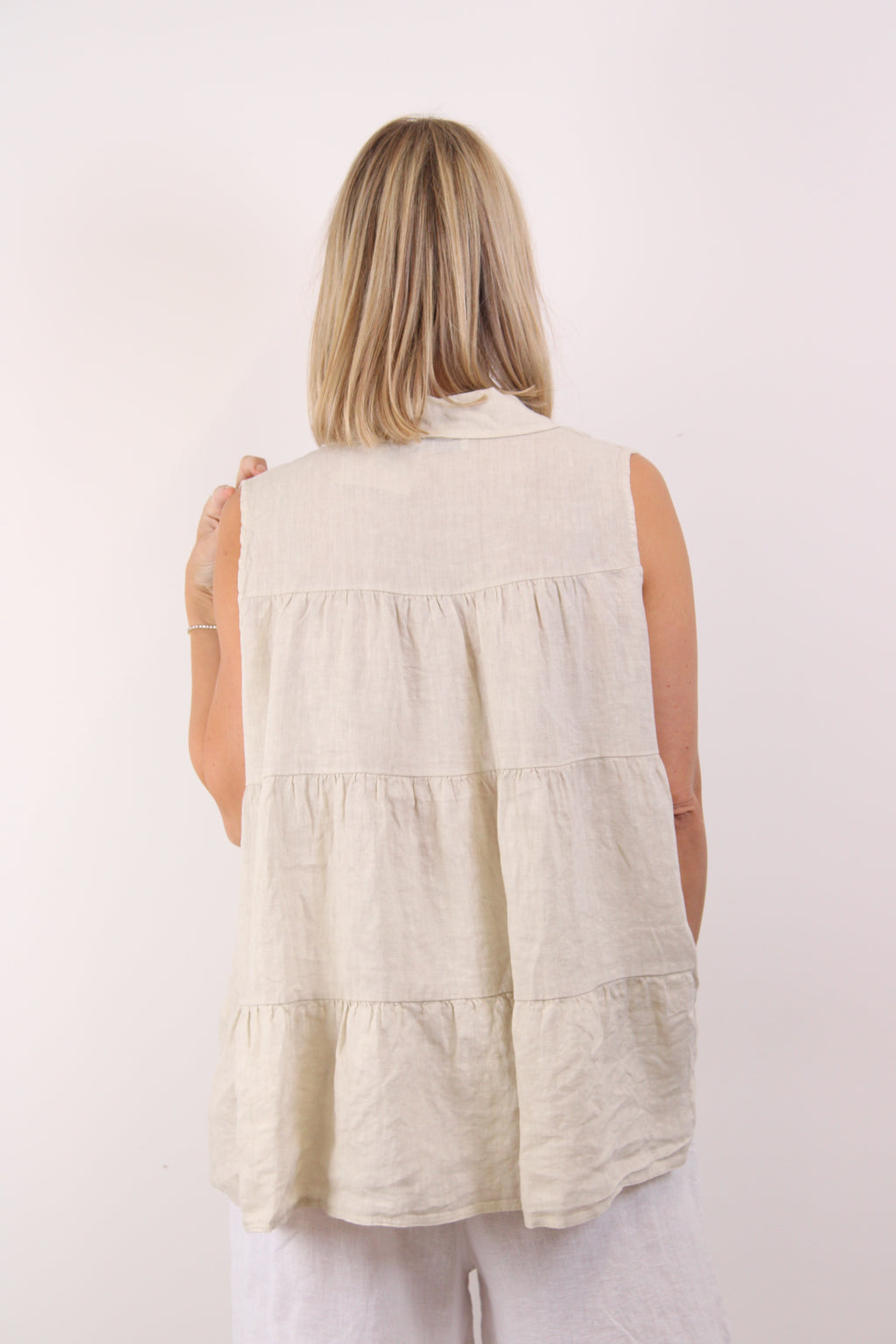Amalfi Tier Smock Top
