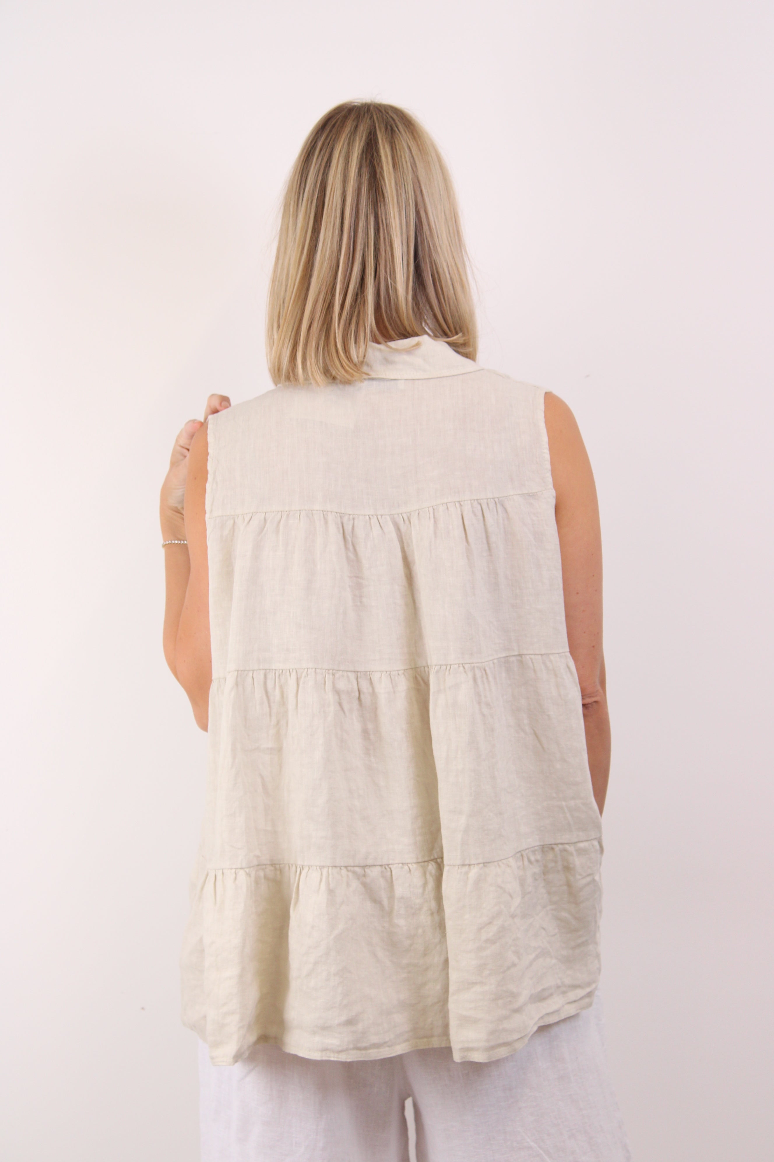 Amalfi Tier Smock Top