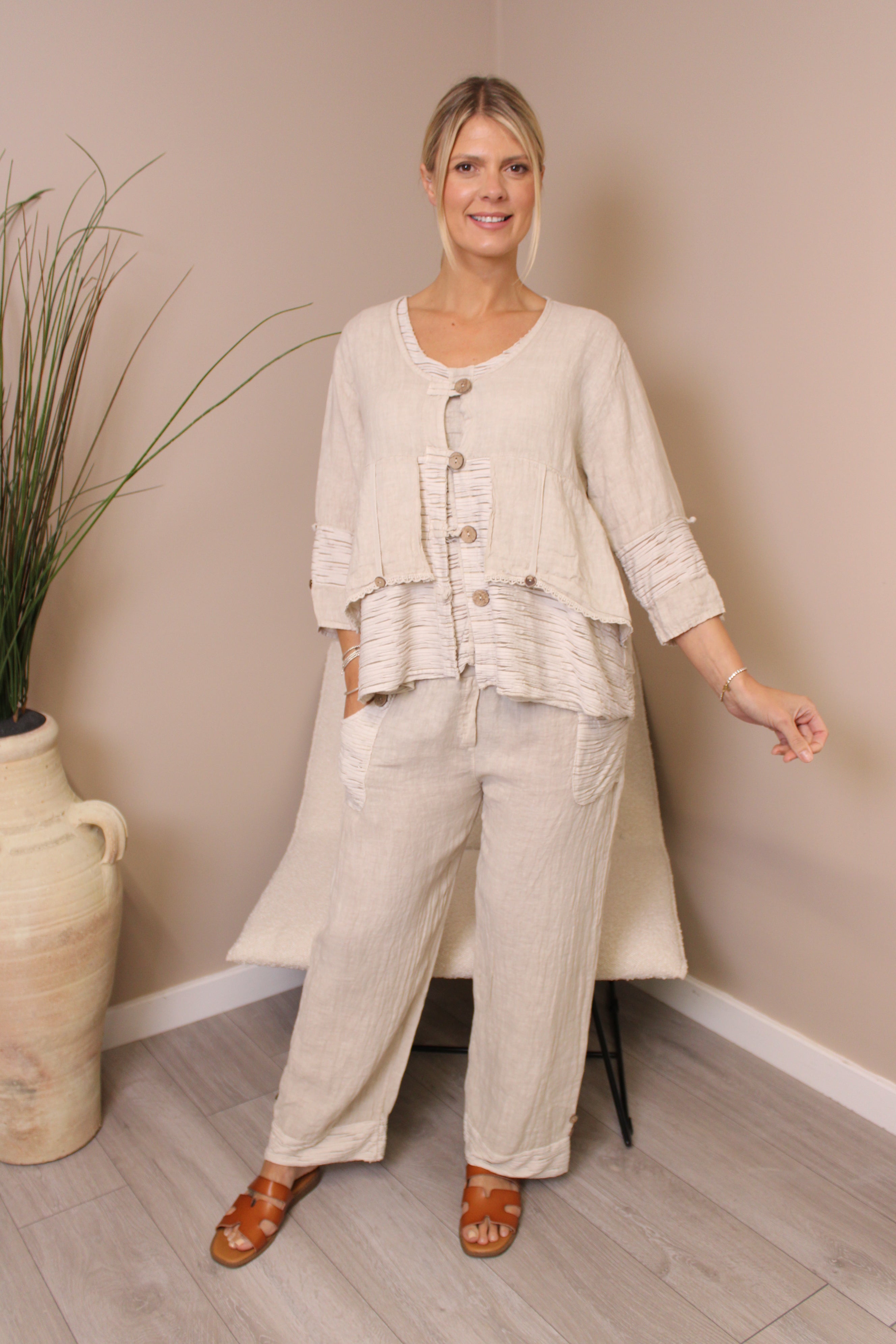 Algarve Linen Jacket