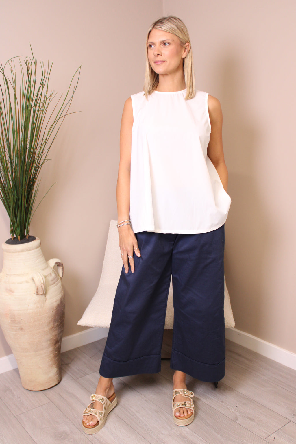 Brompton Cropped Trouser