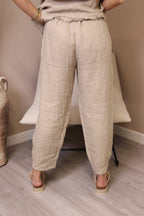 Amalfi Linen V-Cut Trousers