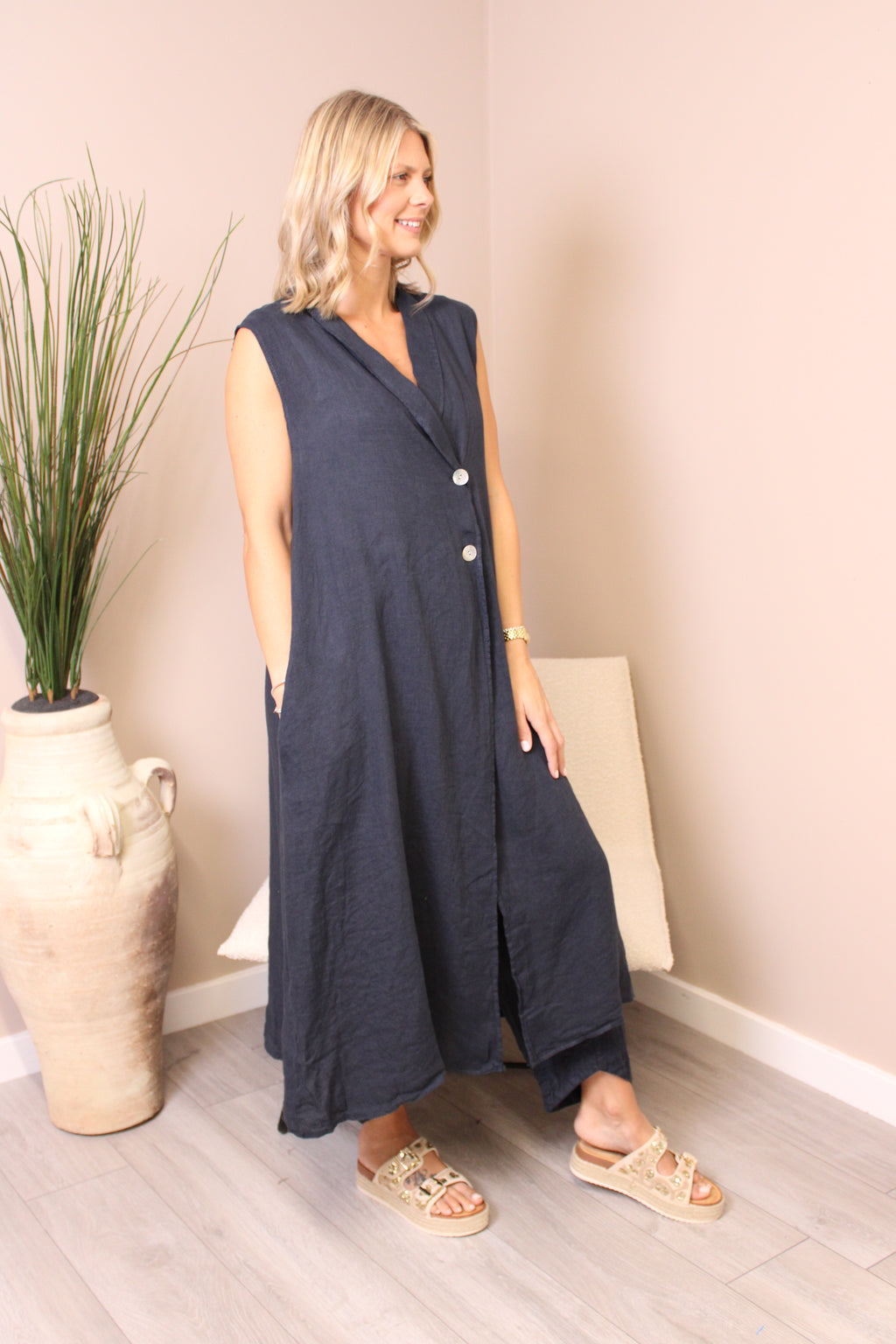 Amalfi Longline Waistcoat