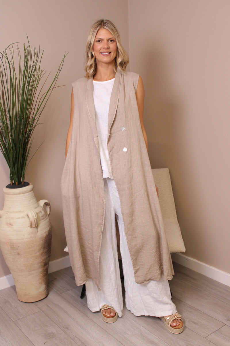 Amalfi Longline Waistcoat