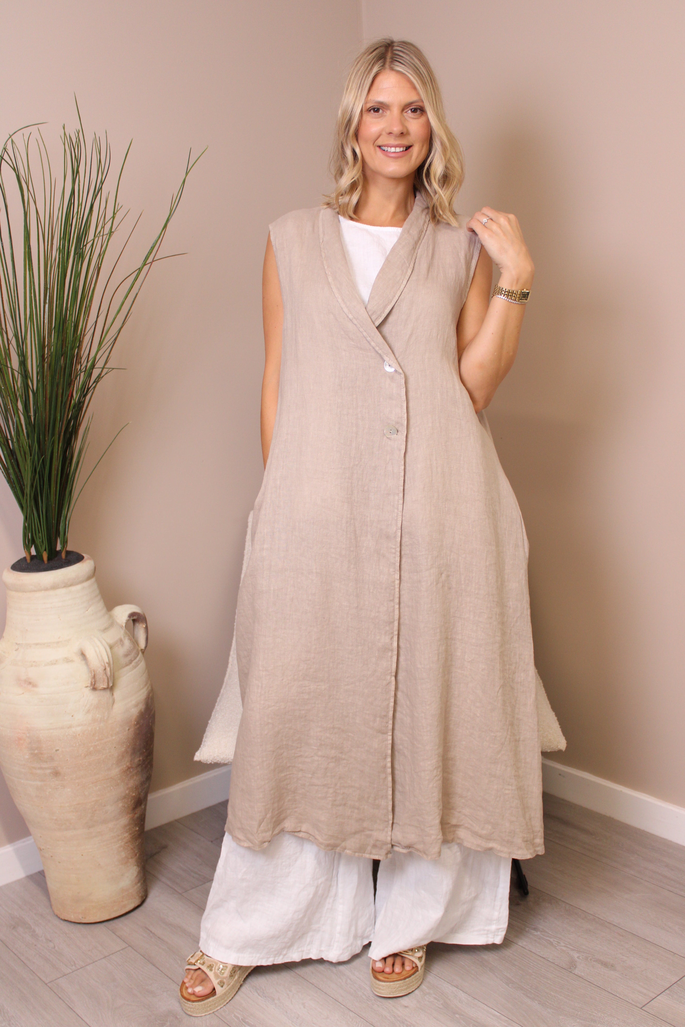 Amalfi Longline Waistcoat