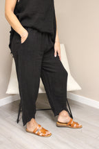 Amalfi Linen V-Cut Trousers