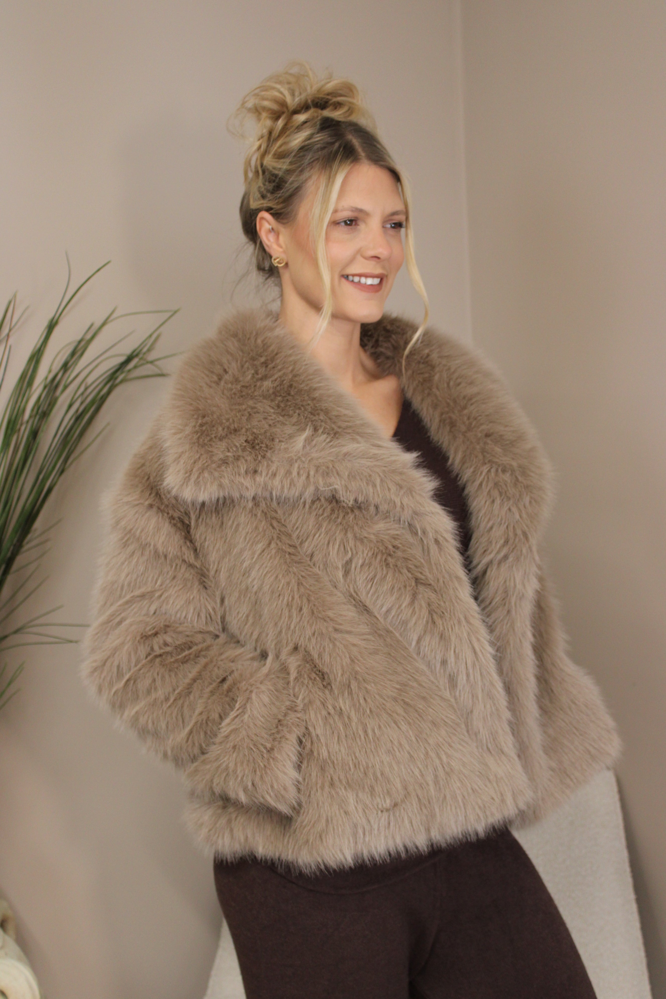 St Moritz Faux Fur Jacket
