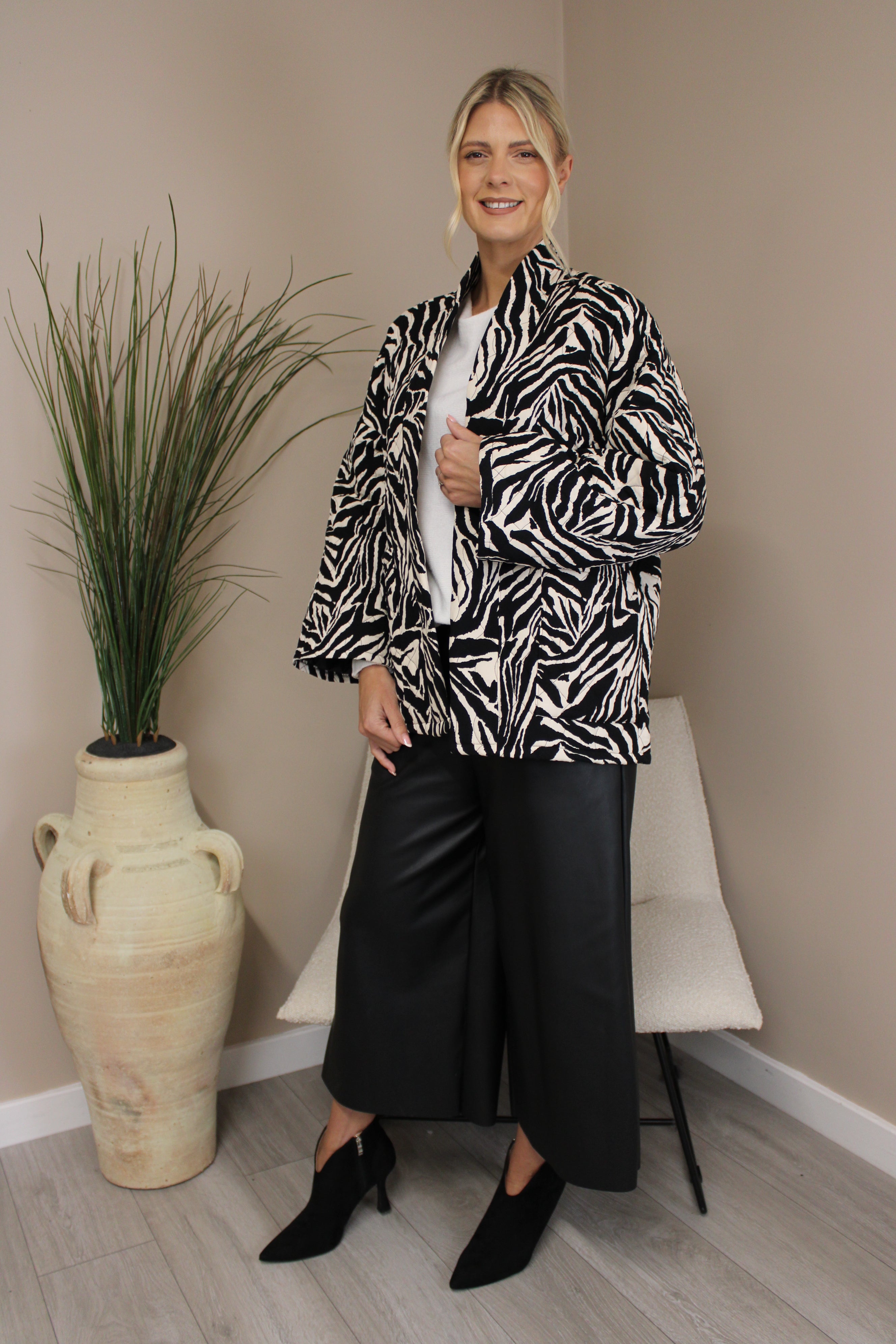 Namibia Zebra Print Jacket