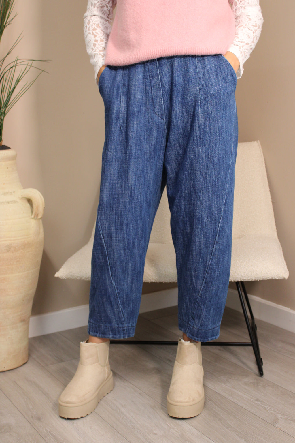 Bromley Denim Cocoon Trousers