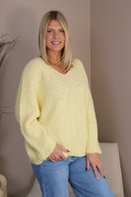 Cartmel Fluffy V Neck Jumper