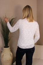 Cartmel High Neck Lace Top