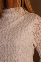 Cartmel High Neck Lace Top