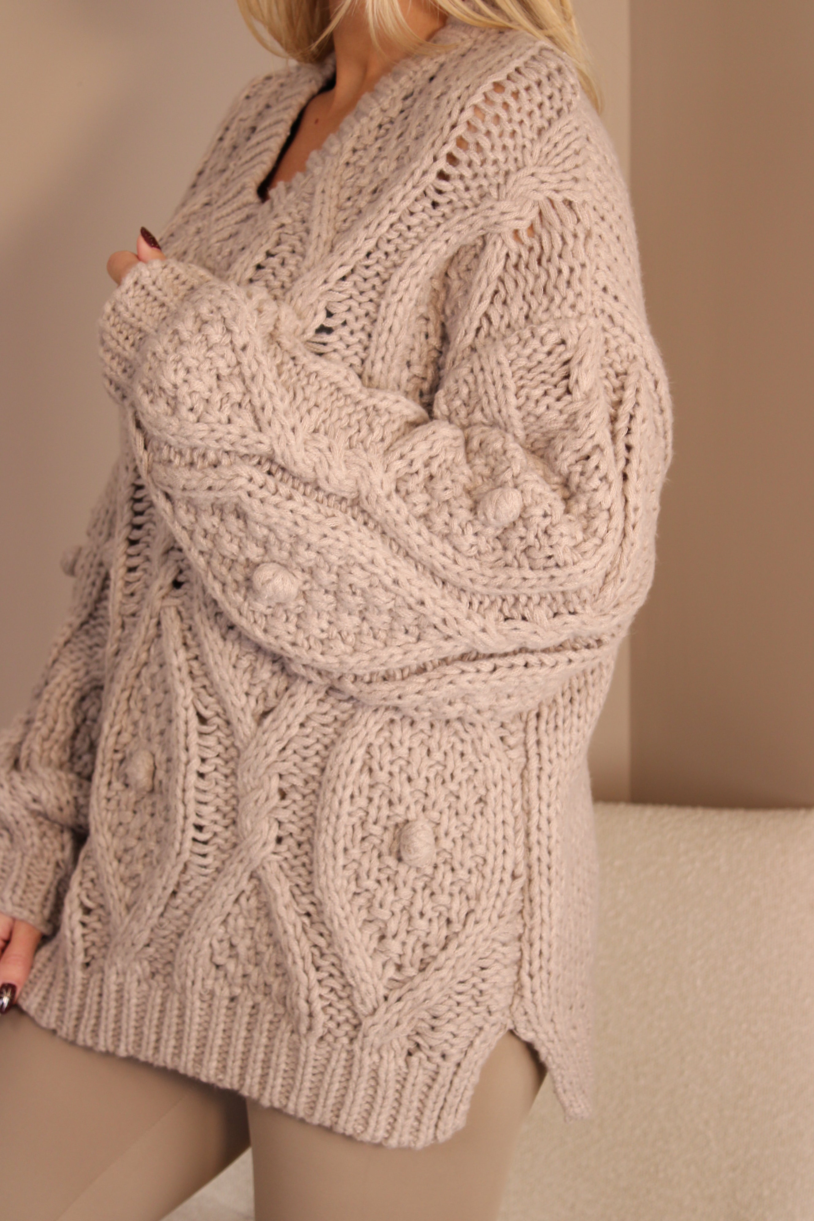 St Moritz Pom Pom Knit