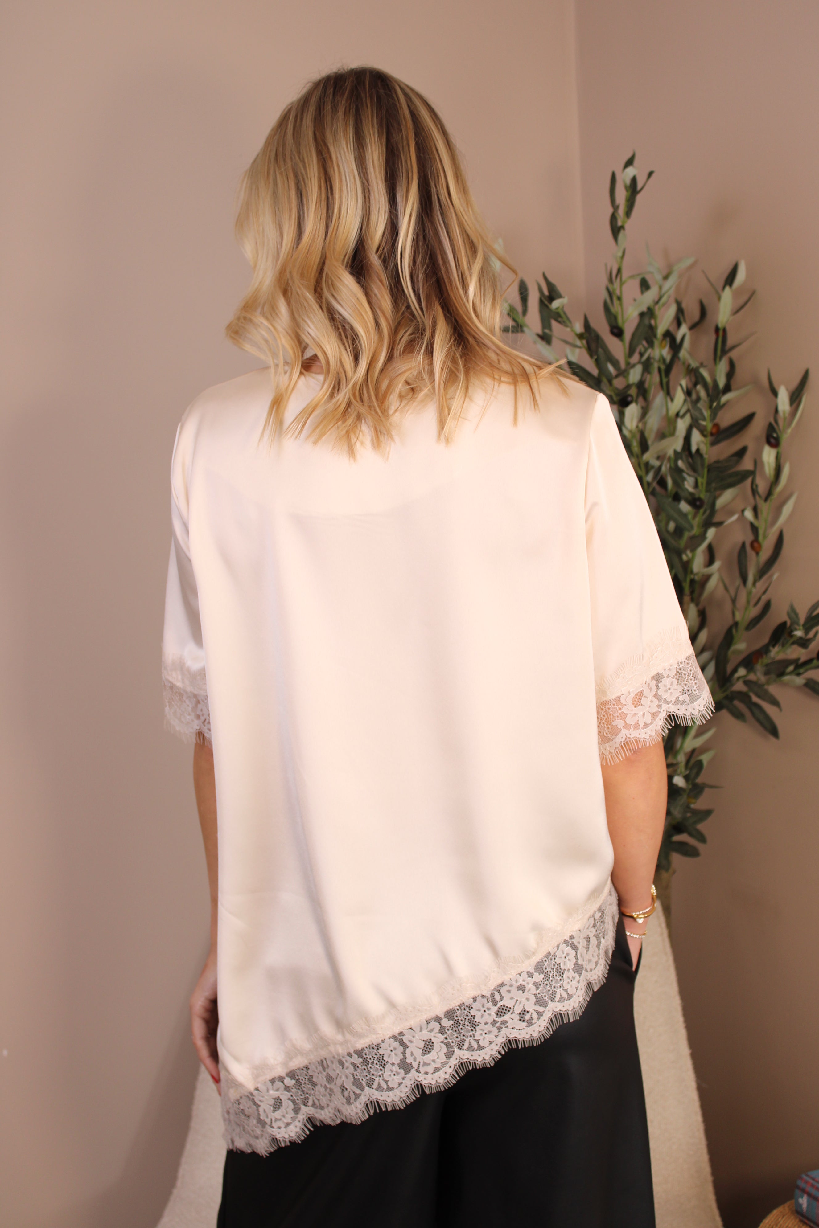 Richmond Lace Trim Top