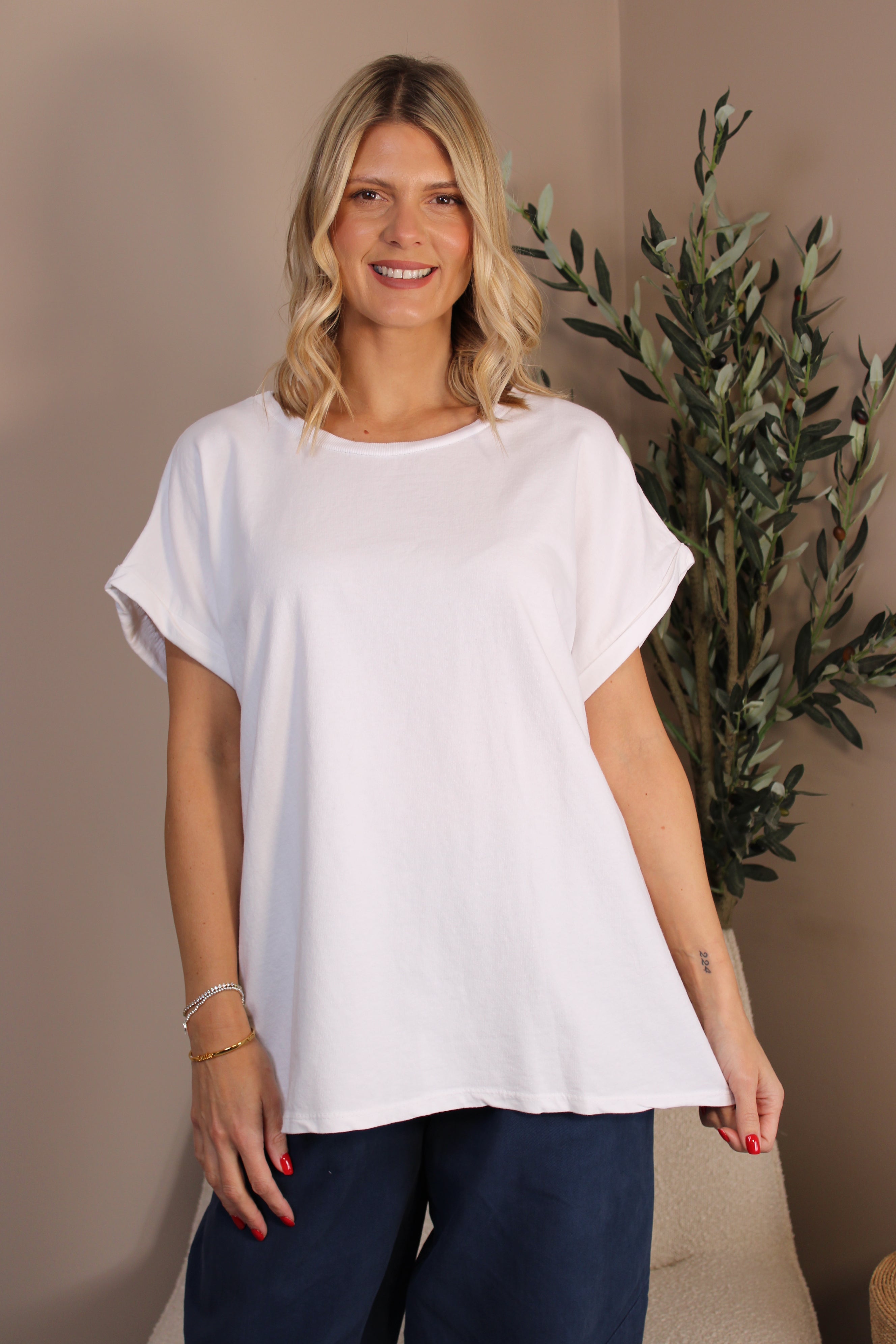 Cartmel White Tee