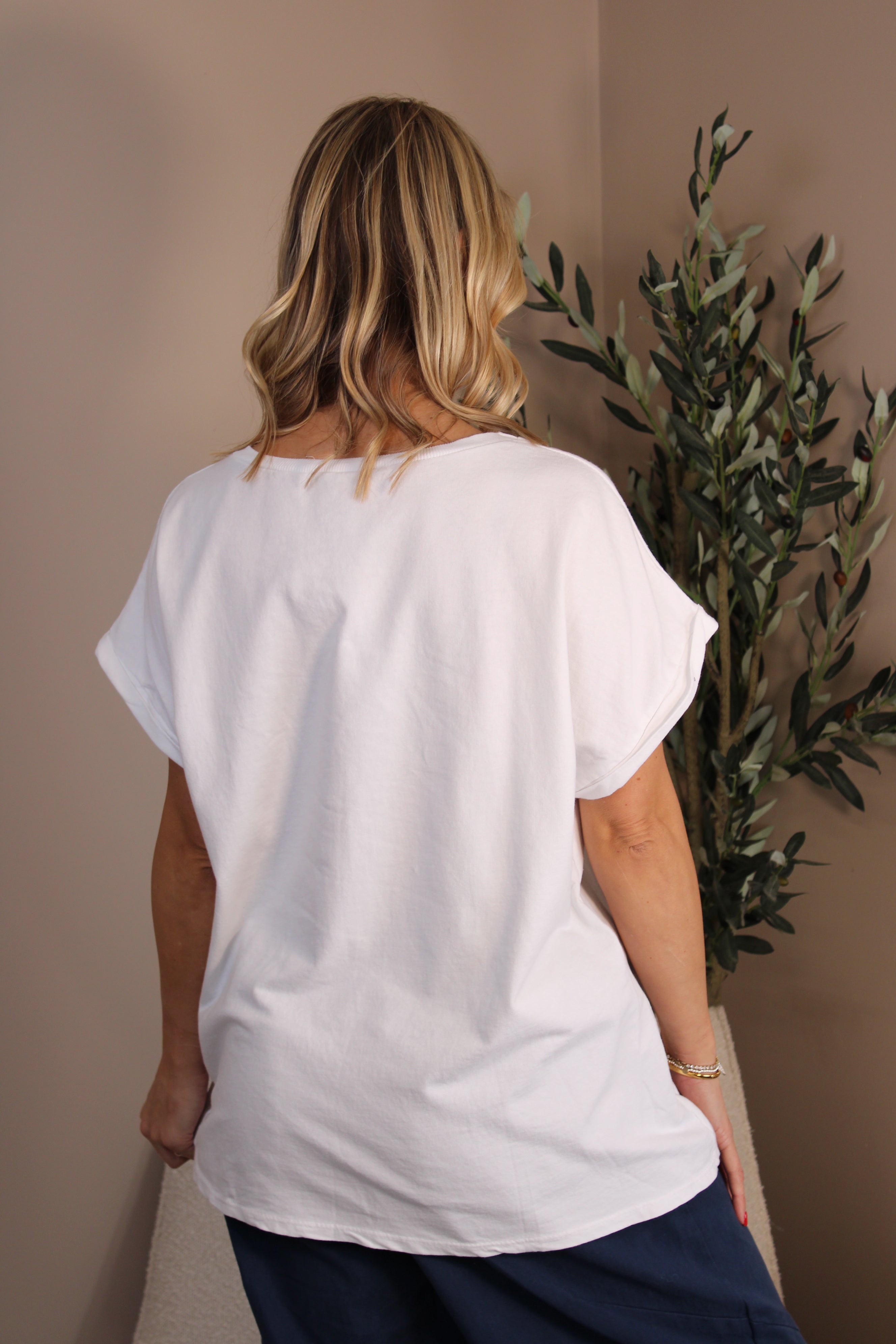 Cartmel White Tee