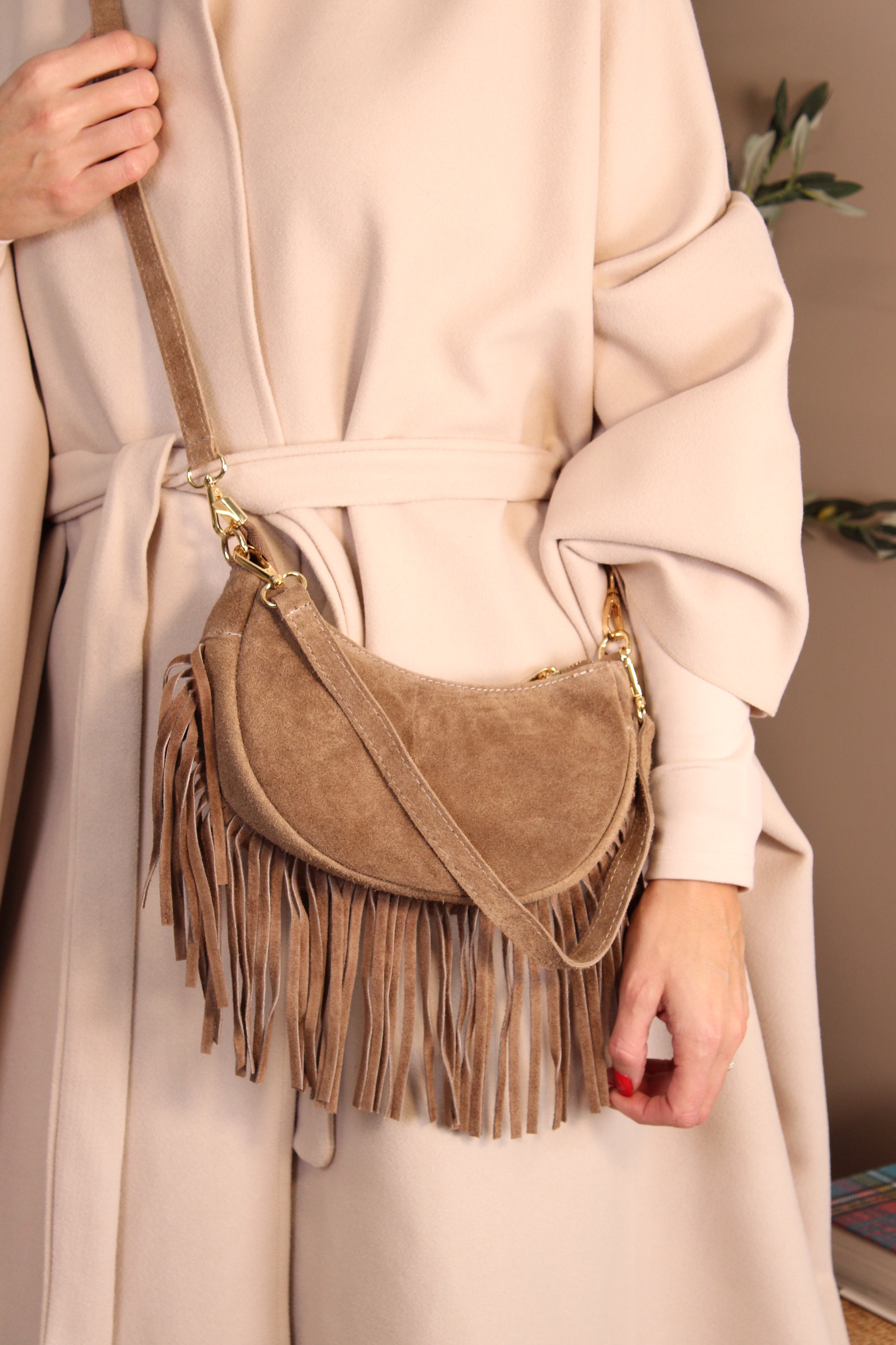 Richmond Suede Tassel Bag