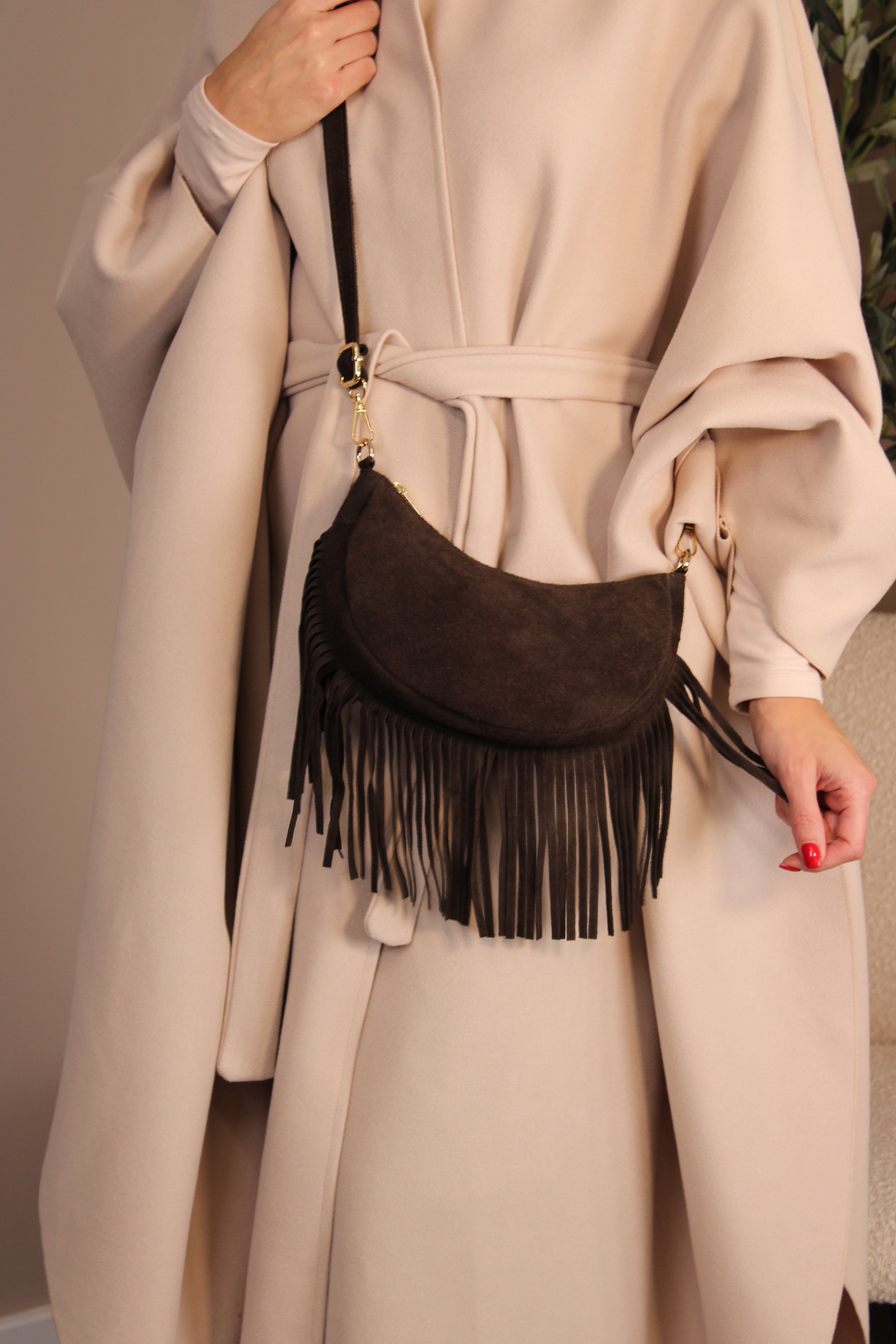 Richmond Suede Tassel Bag