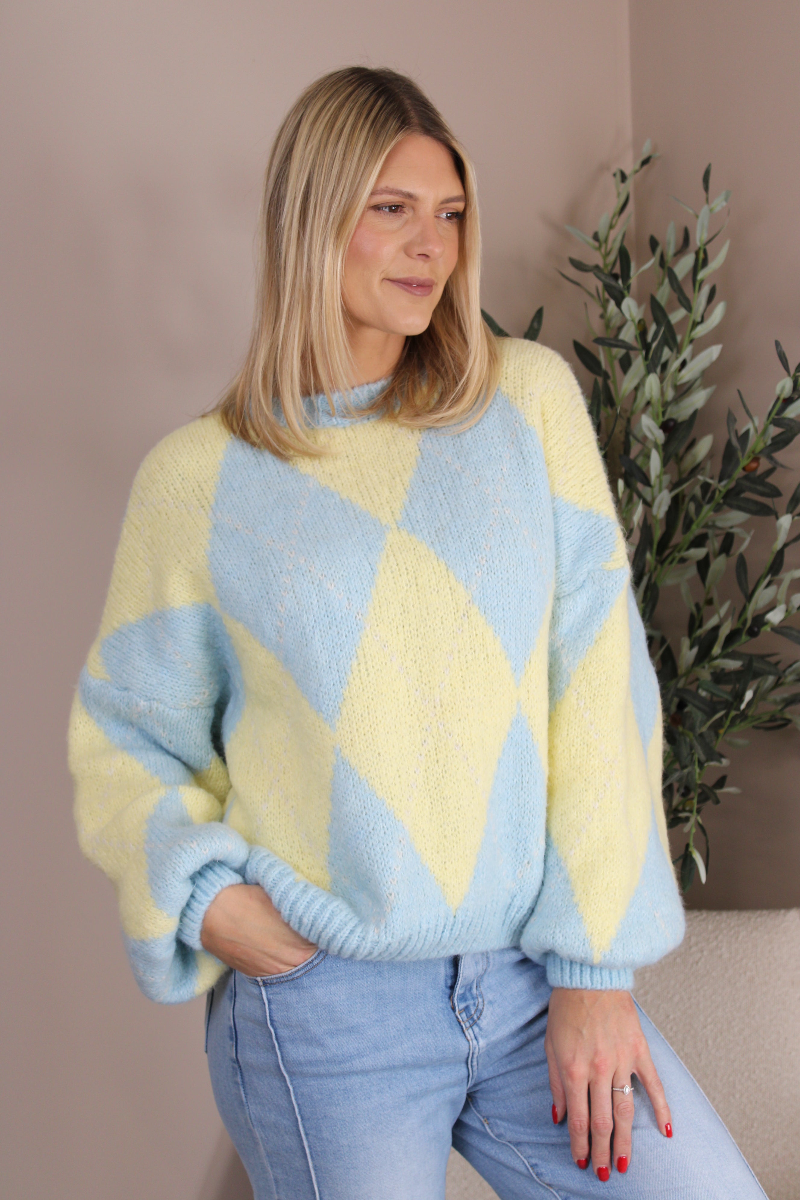 Princeton Harlequin Jumper