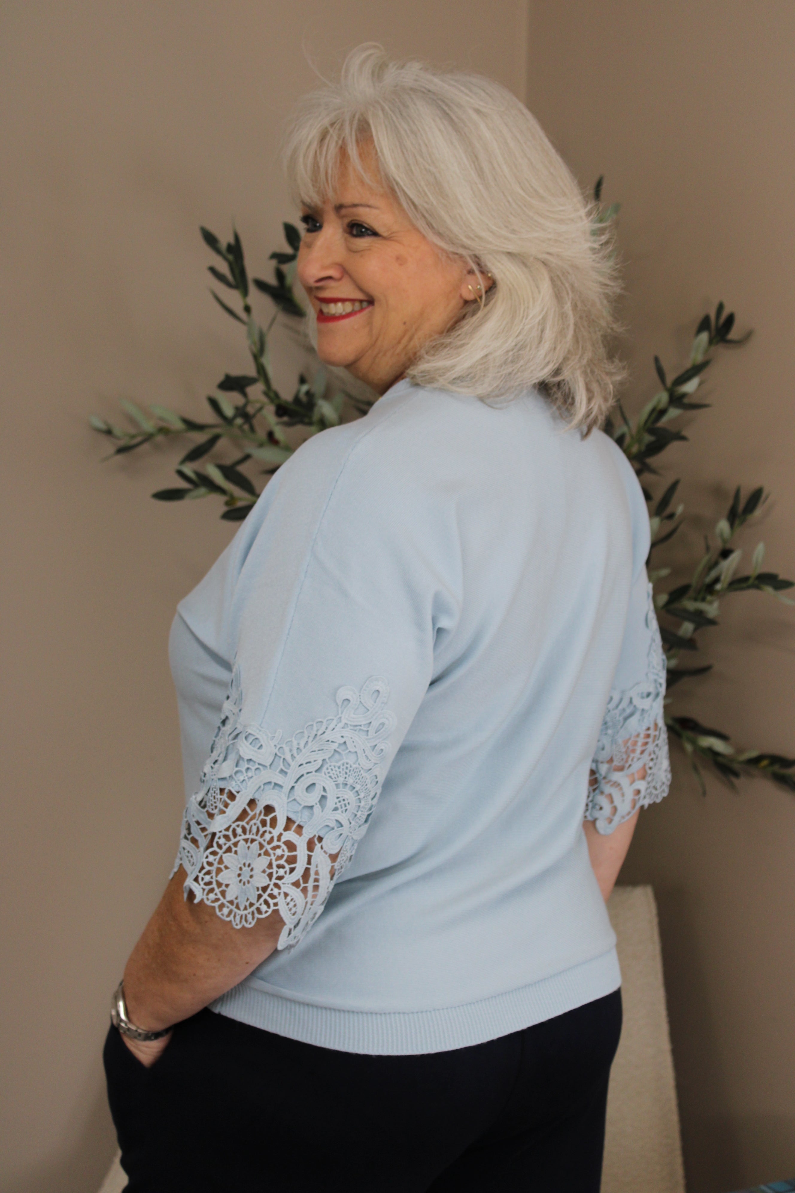 Richmond Lace Sleeve Tee