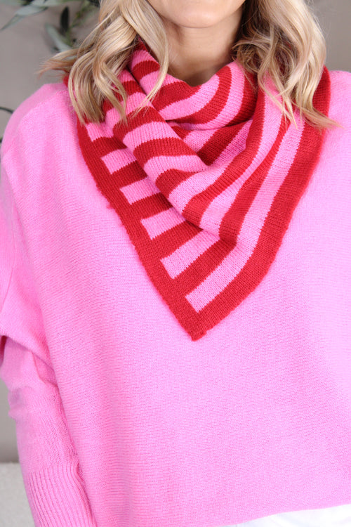 Breton Striped Triangle Scarf