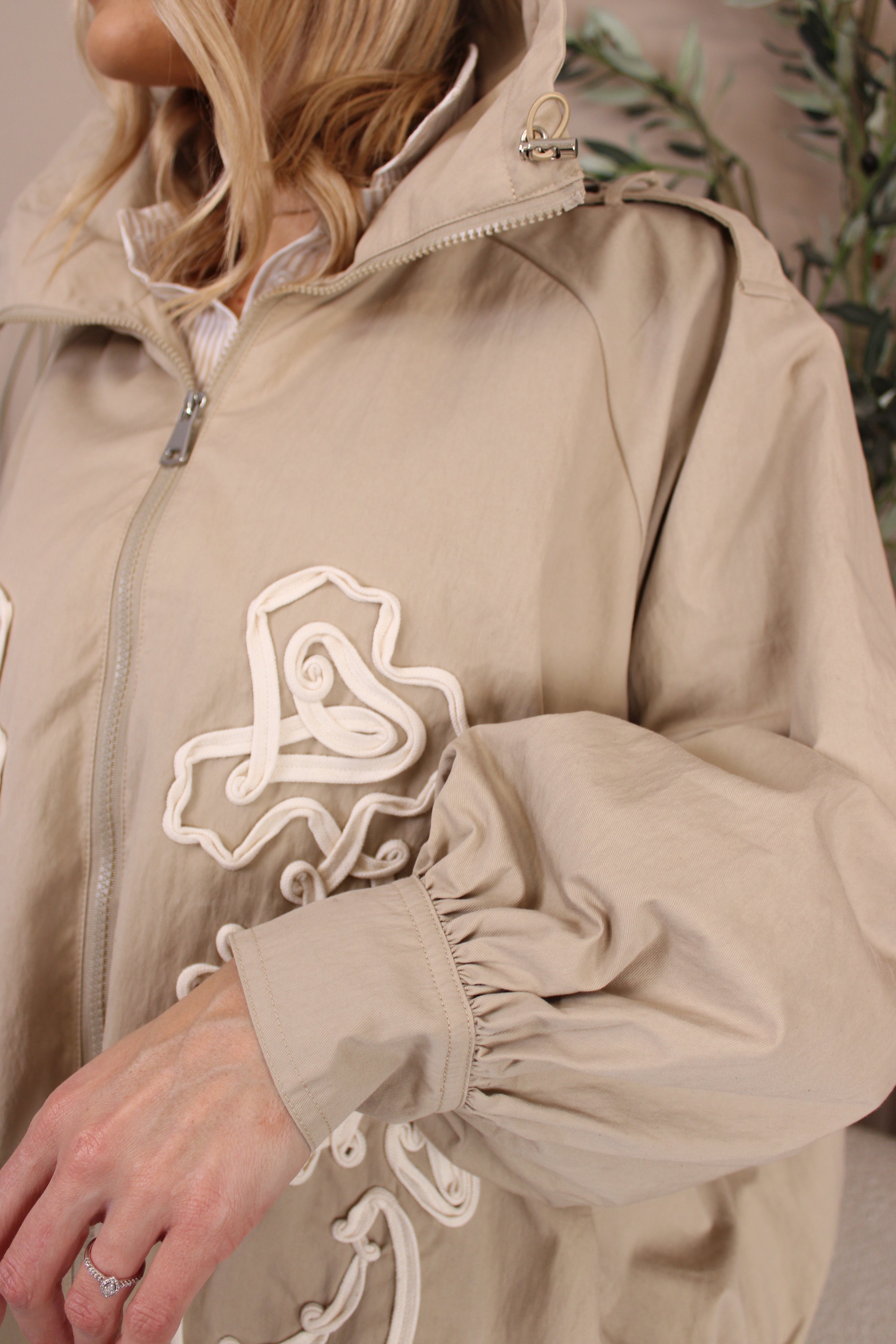 Osaka Canvas Funnel Neck Jacket