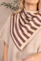 Breton Striped Triangle Scarf