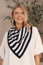 Breton Striped Triangle Scarf