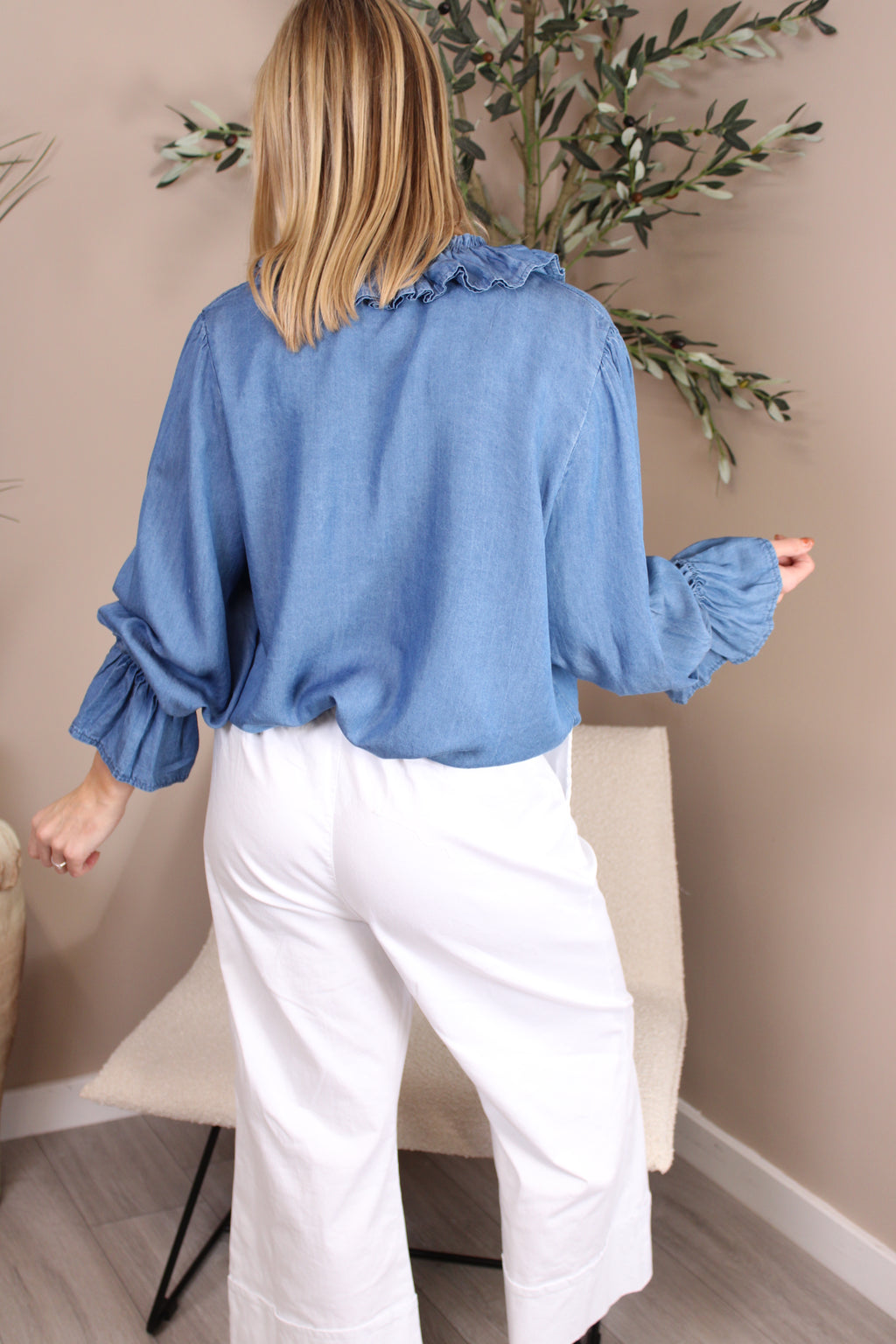 Camden Frill Neck Top