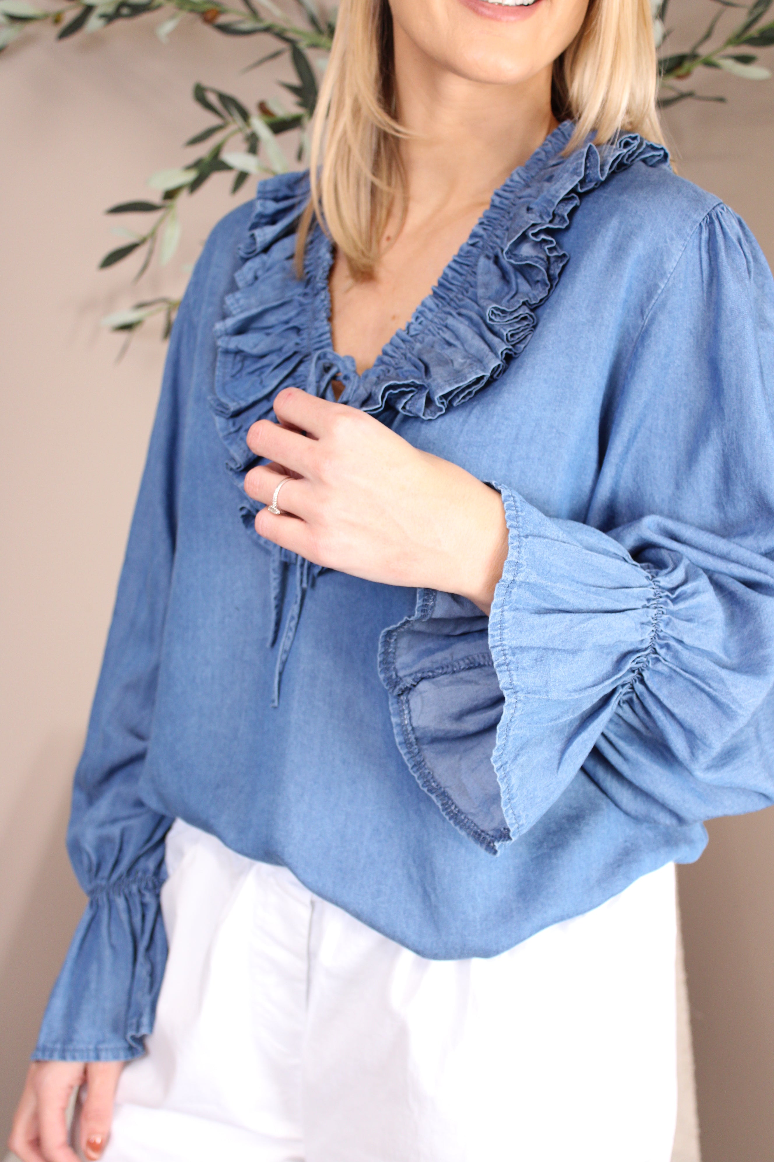 Camden Frill Neck Top