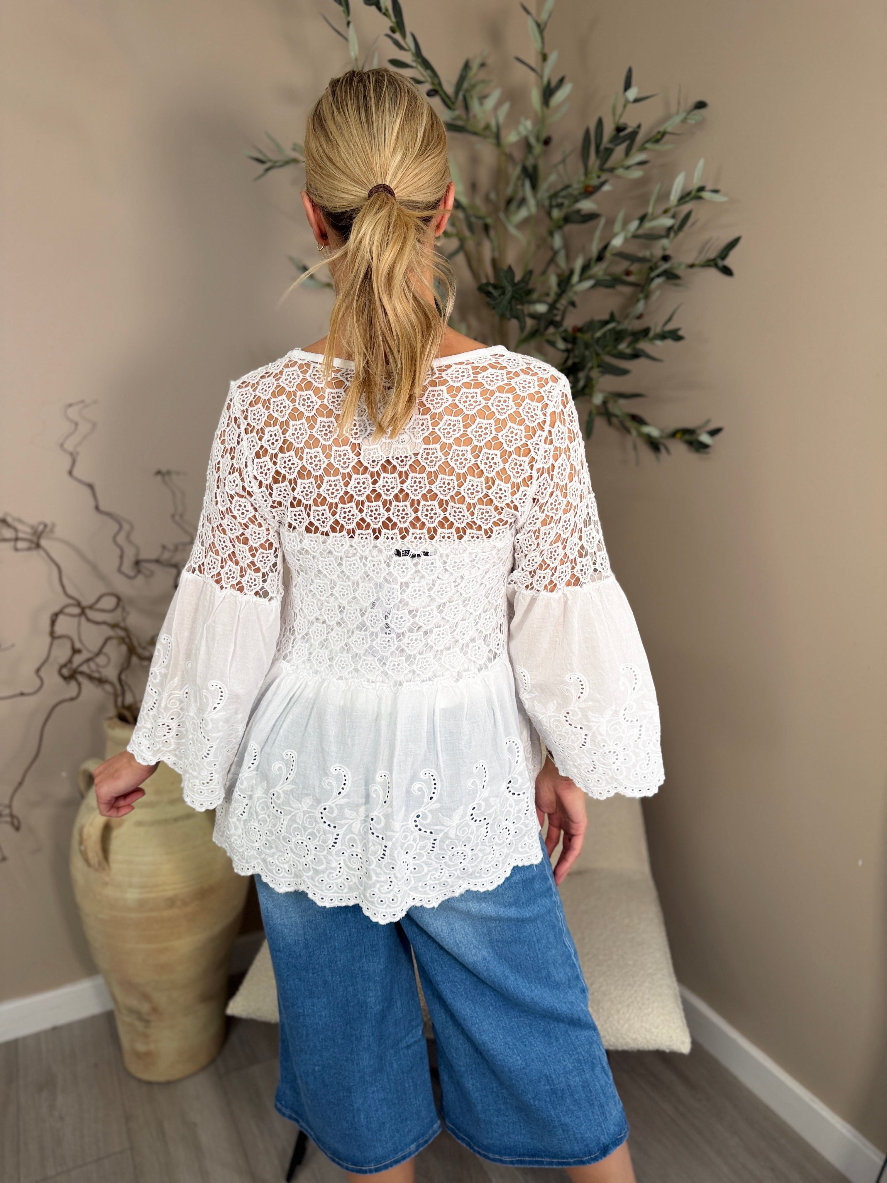 Santorini Crochet Jacket