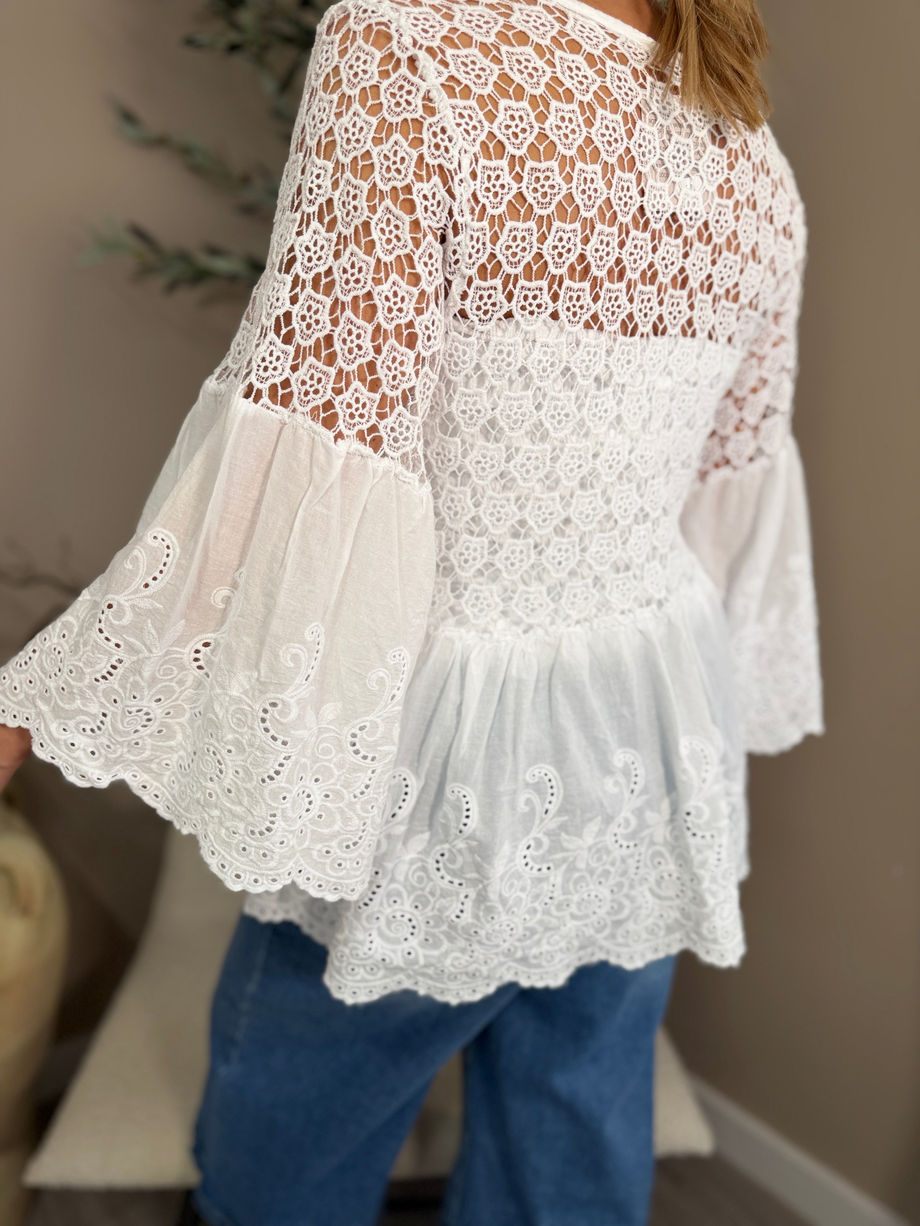Santorini Crochet Jacket