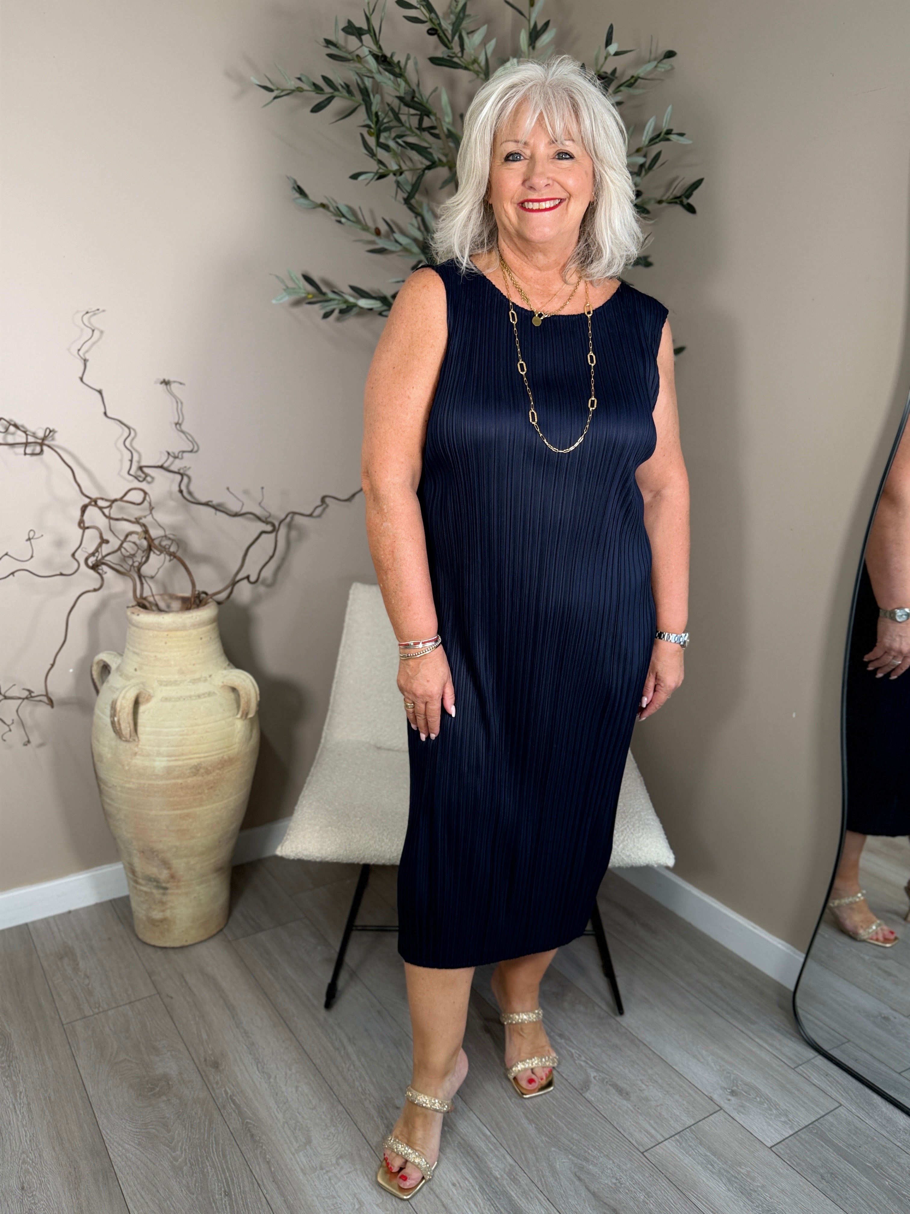 Izzy Pleats Dress