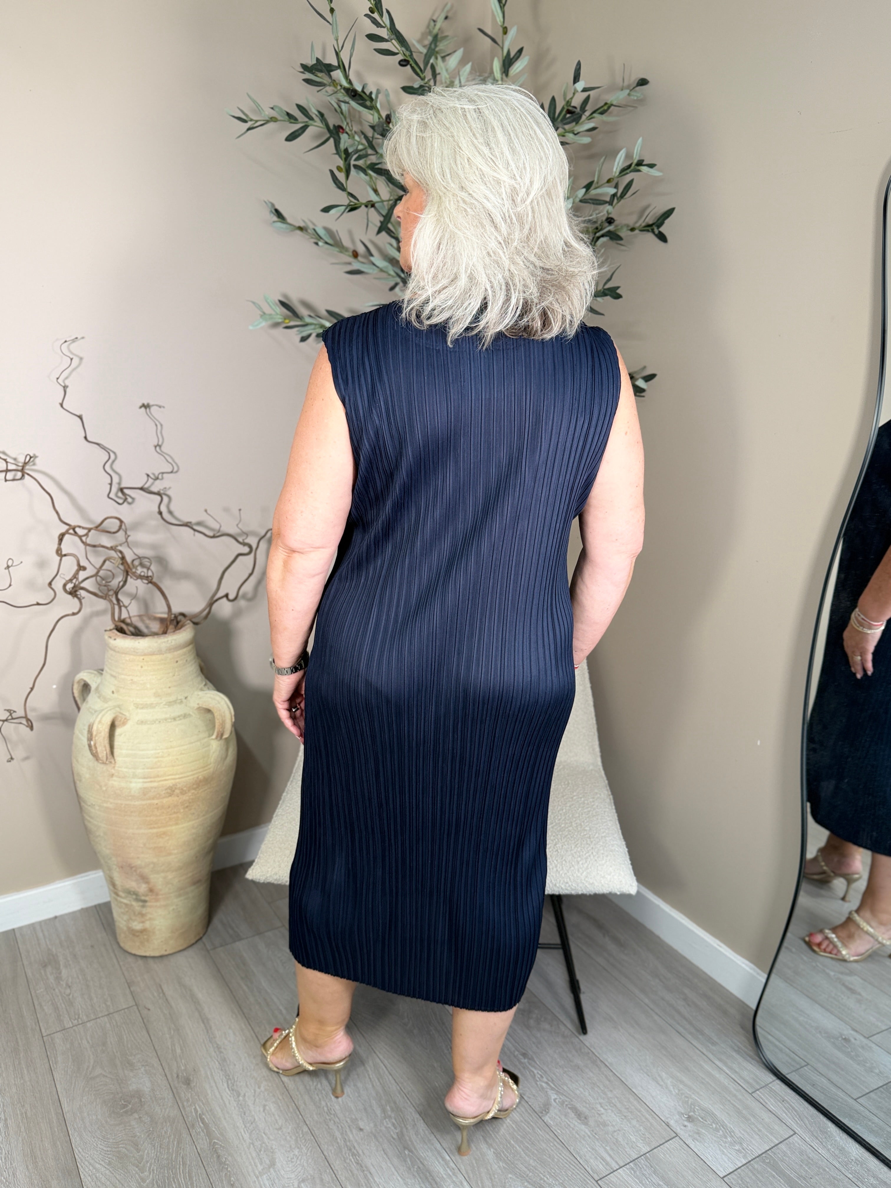 Izzy Pleats Dress