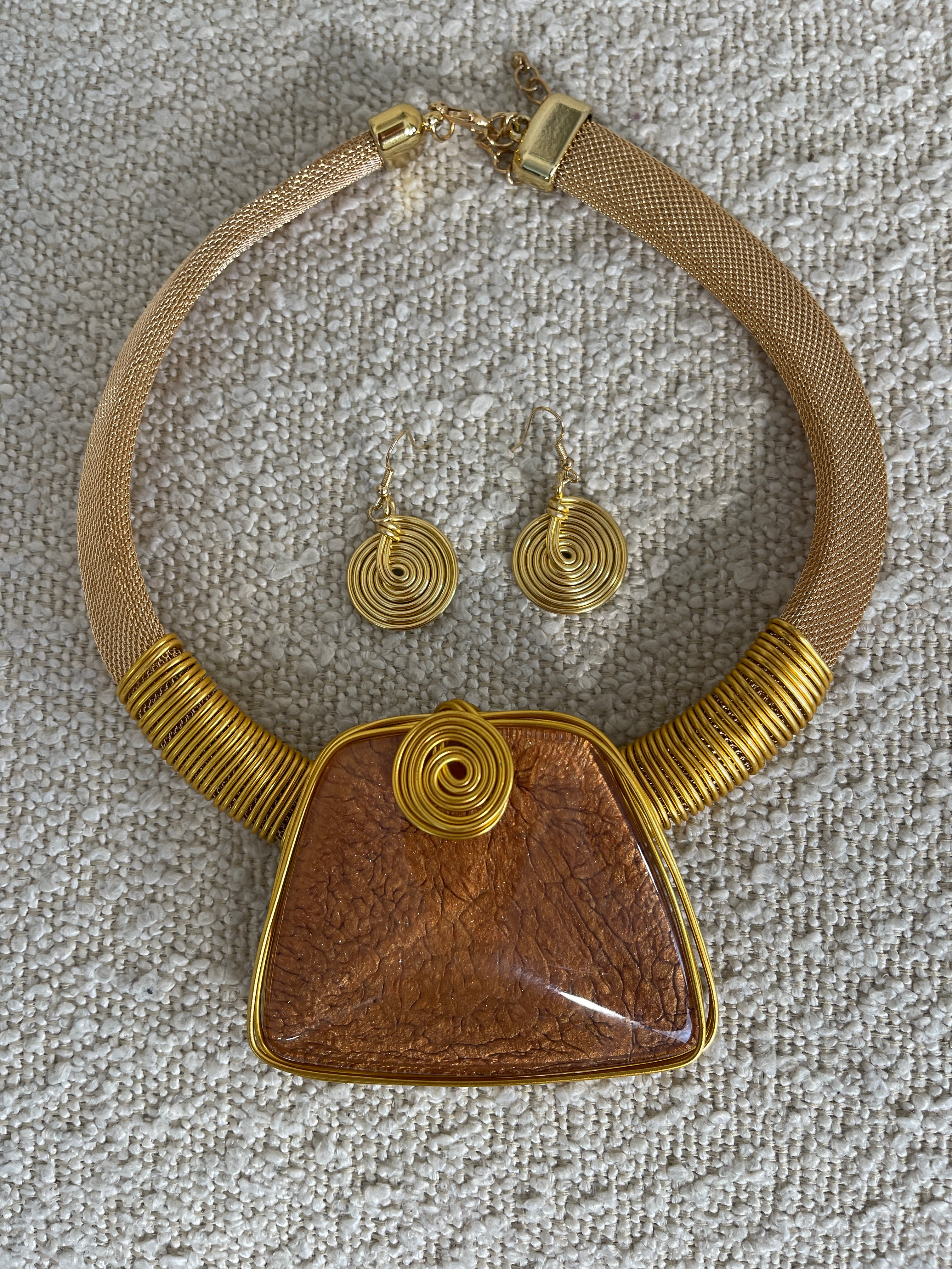 Cairo Necklace and Earrings Set