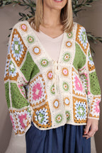 Tivoli Crochet Tie Cardi