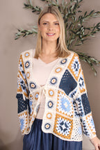 Tivoli Crochet Tie Cardi
