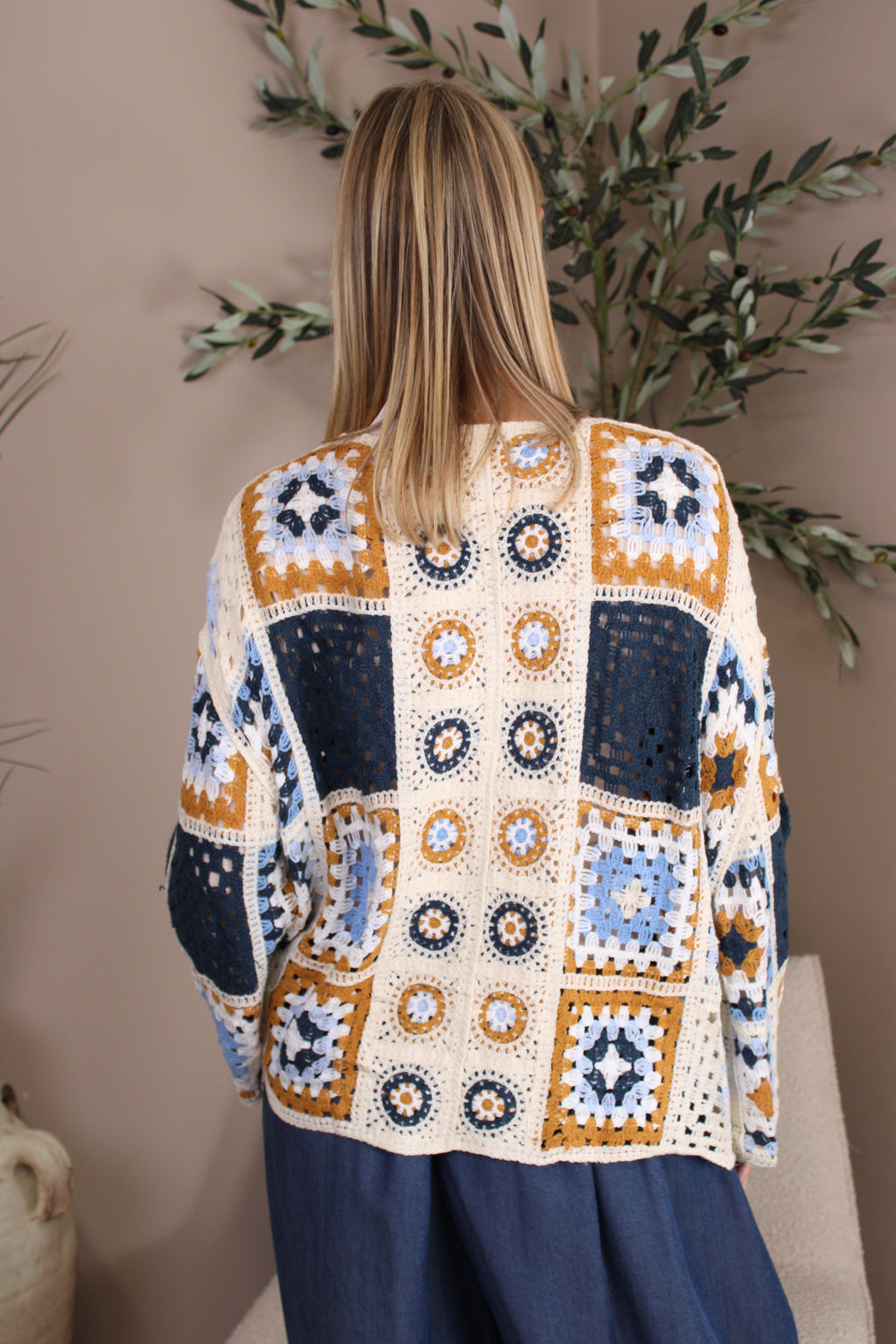 Tivoli Crochet Tie Cardi