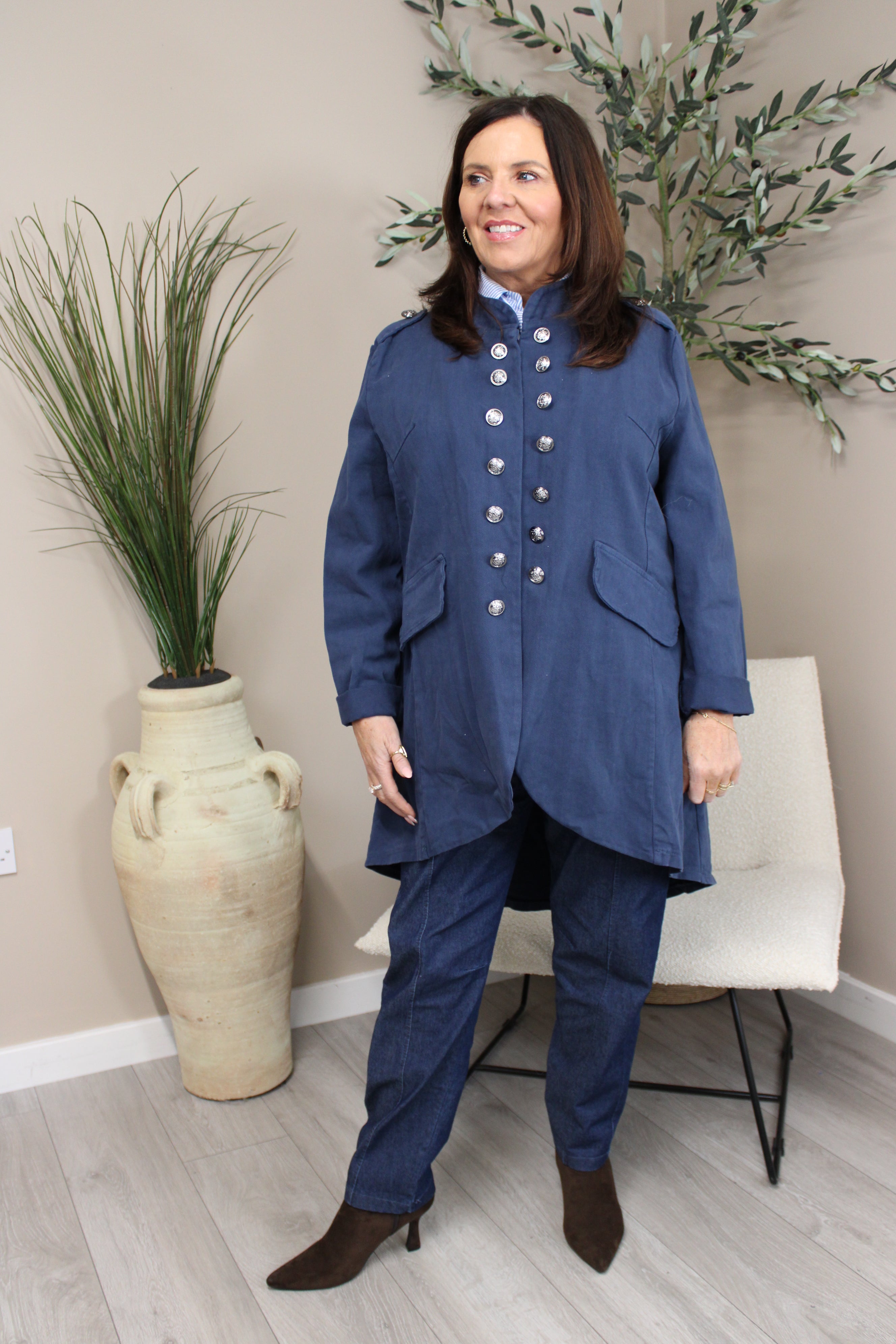 Tivoli Military Longline Jacket