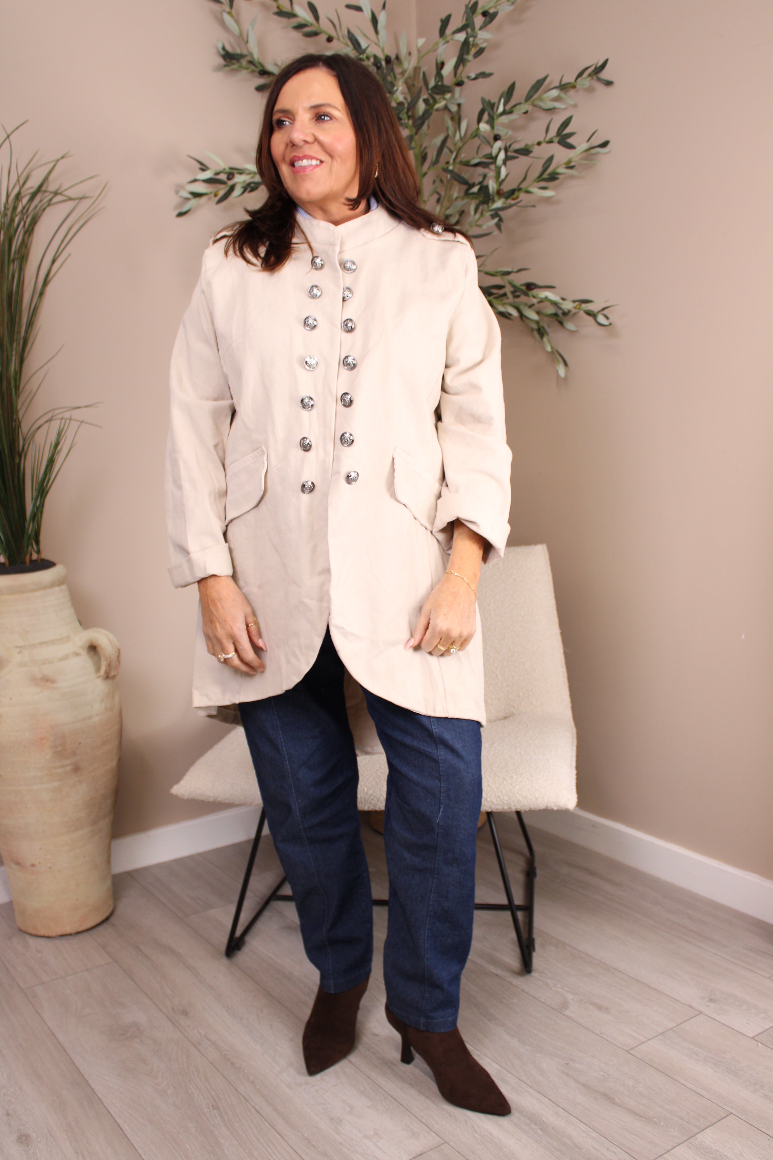 Tivoli Military Longline Jacket