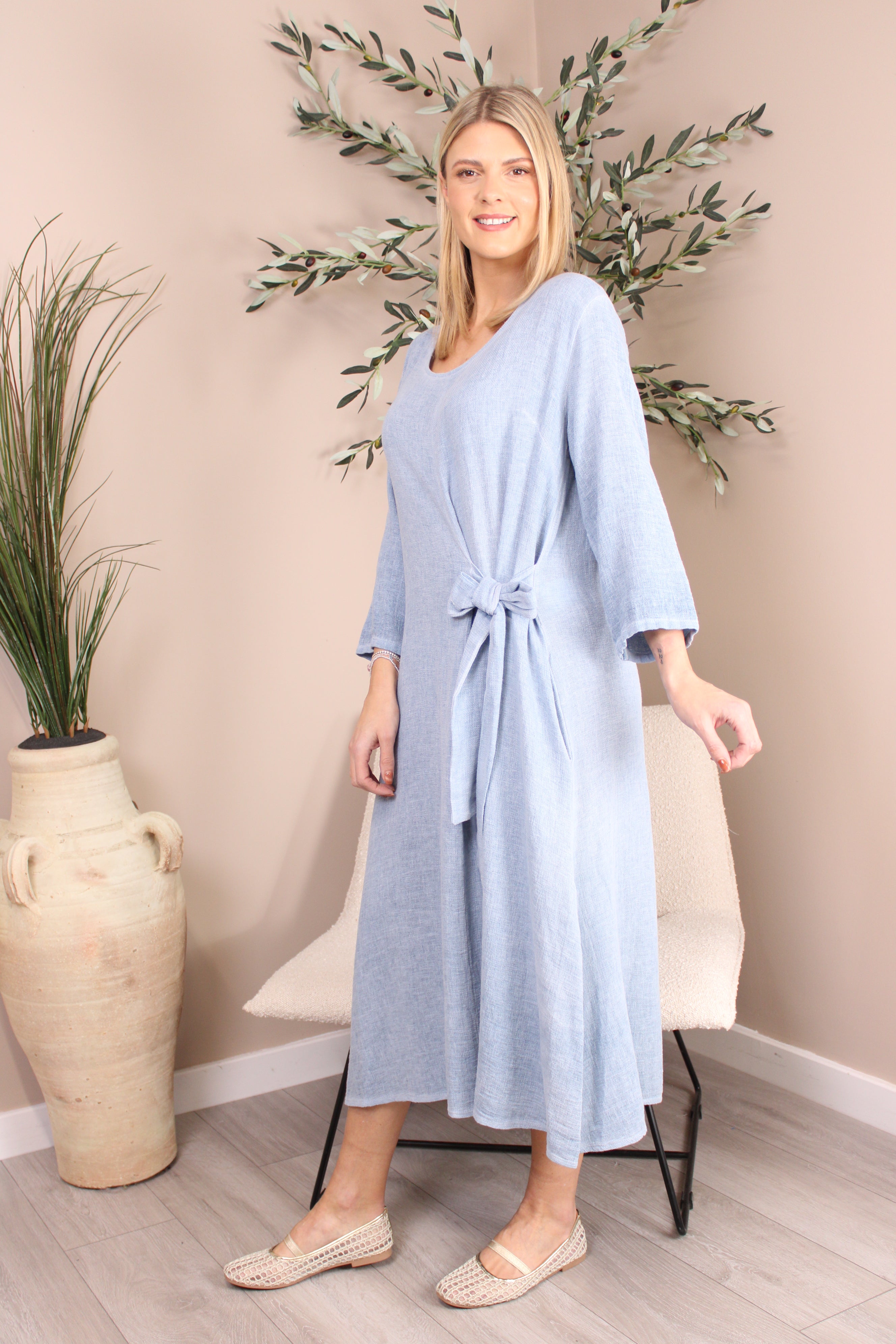 Sicily Tie Front Dress