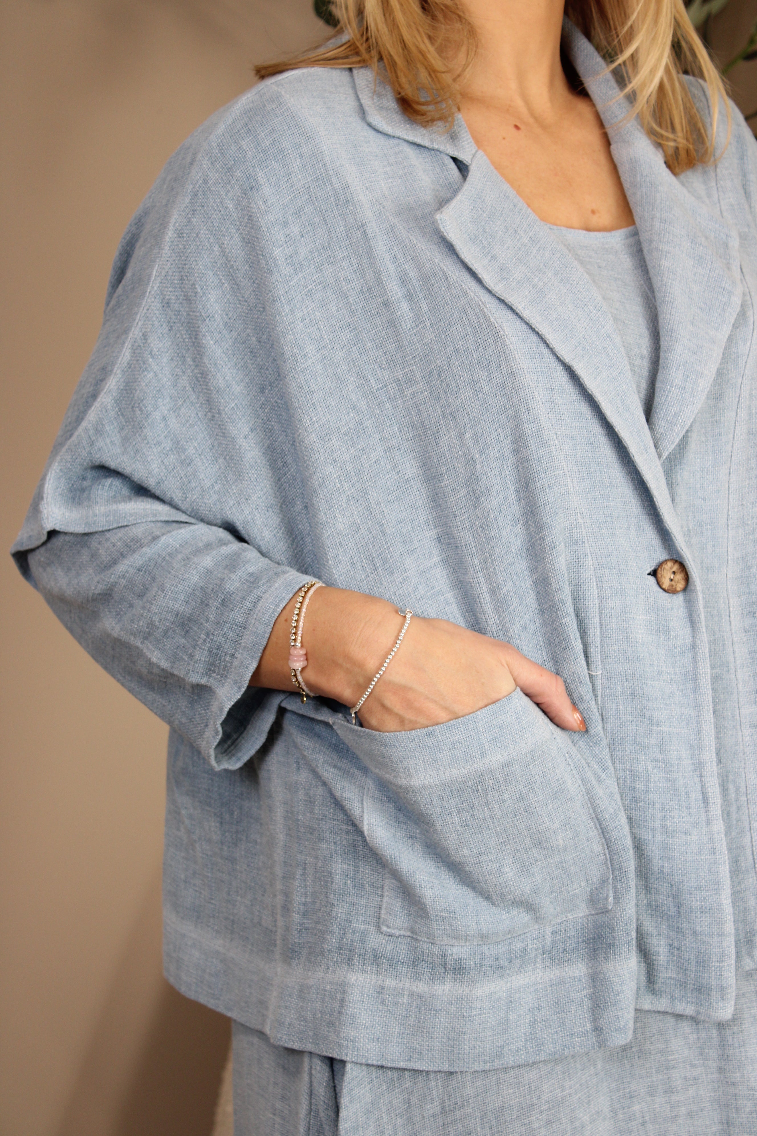 Sicily Button Box Jacket