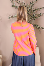 Candy Stripe Long Sleeve Top