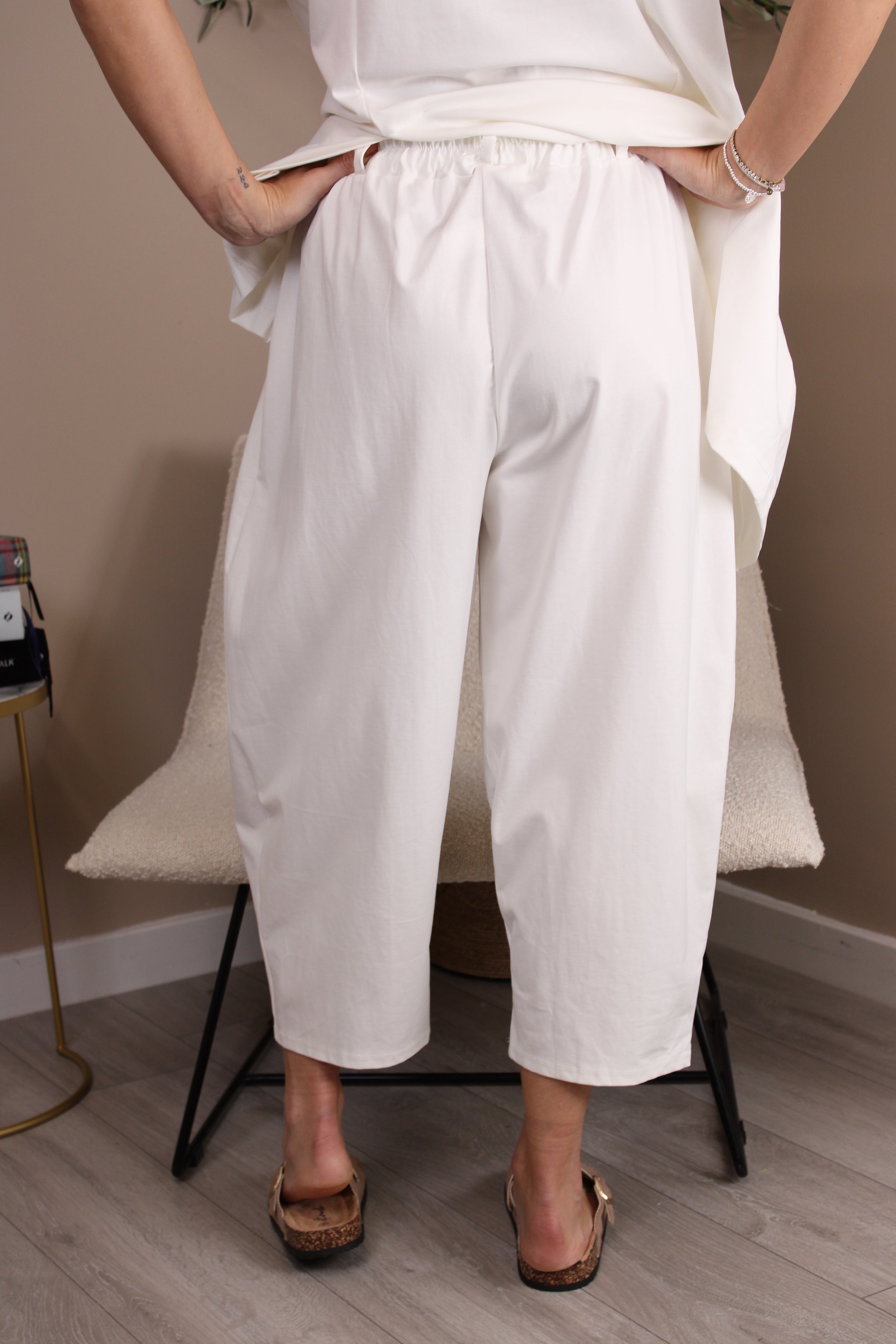 Tivoli Barrel Button Front Trousers