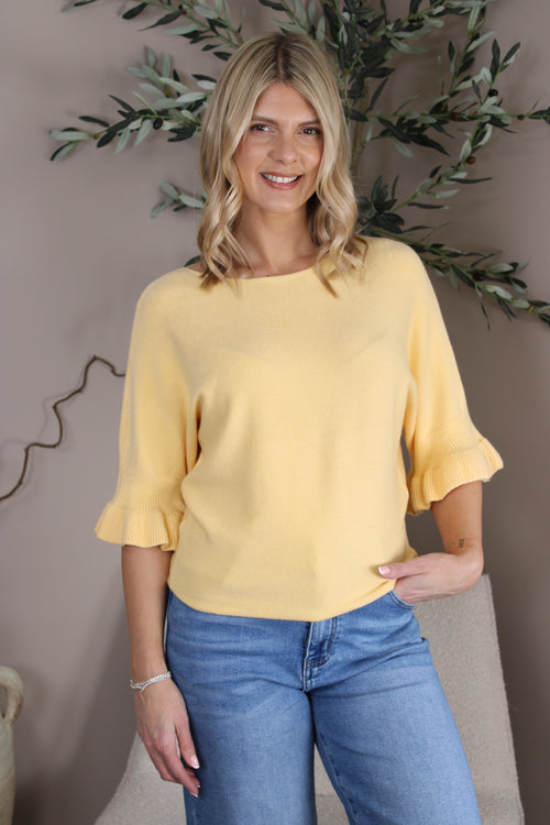 Bromley Frill Sleeve Knit