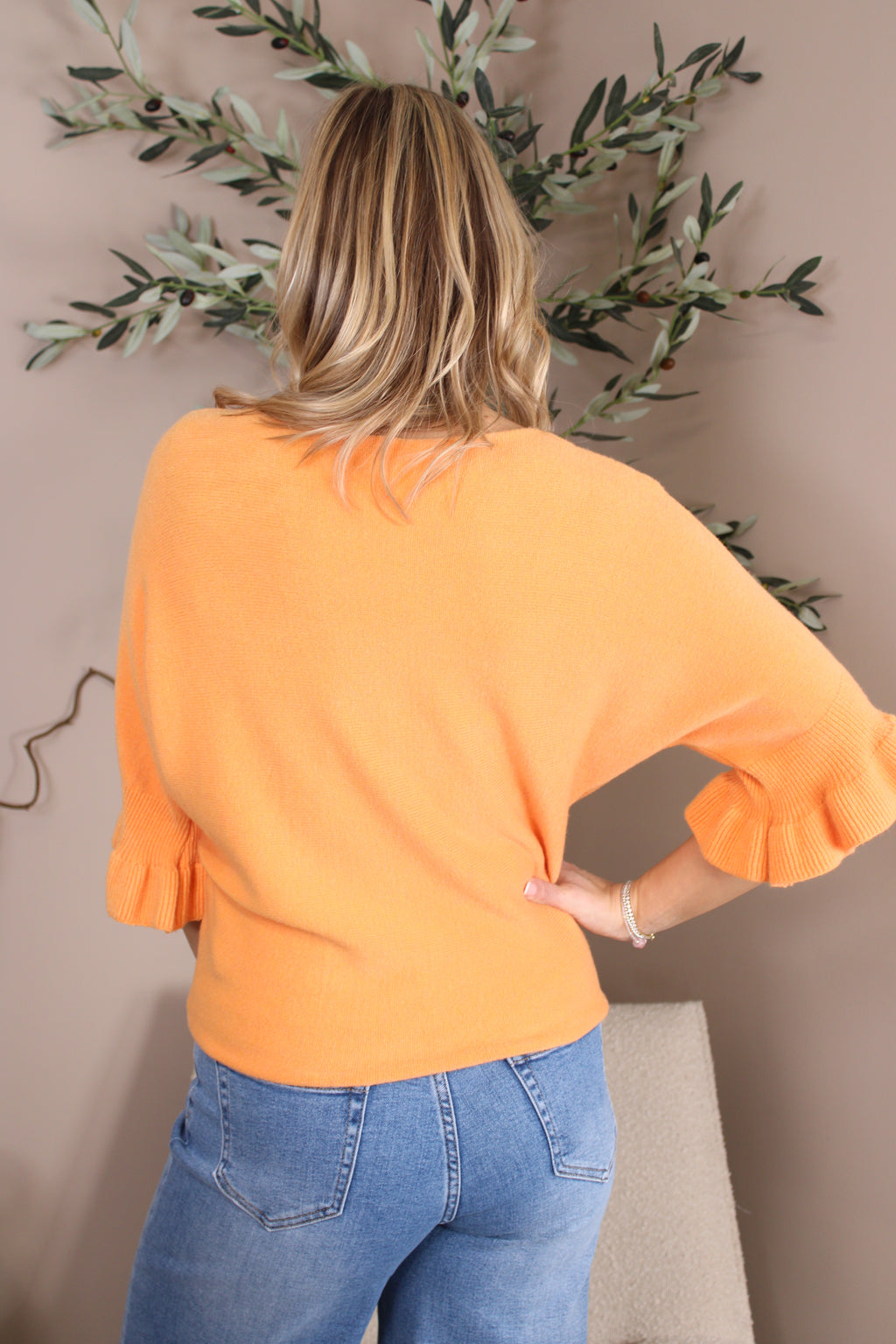 Bromley Frill Sleeve Knit