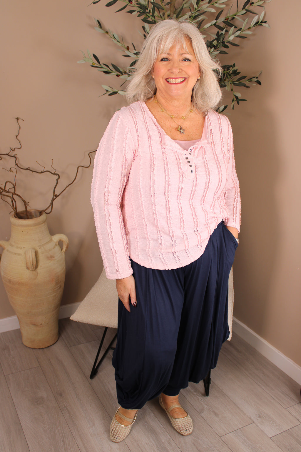 Capri Layer Stud Detail Shirt