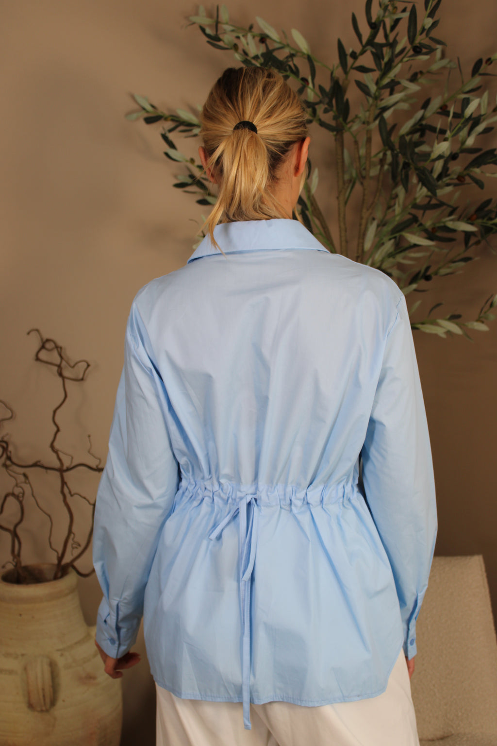 Oxford Drawstring Shirt